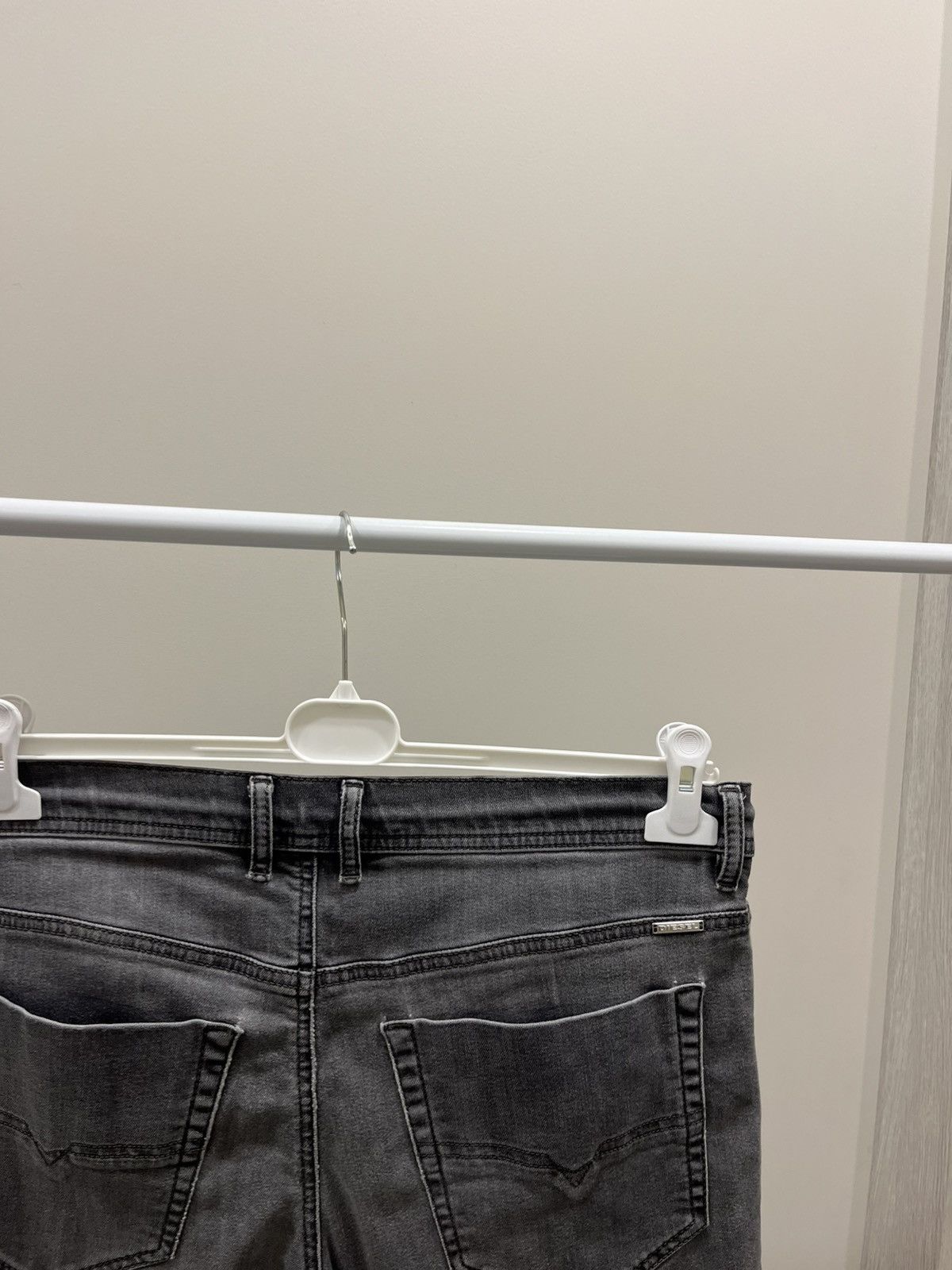 Diesel Vintage Diesel Jeans Duff Straight Fit Grey Streetwear Size US 31 - 4 Thumbnail