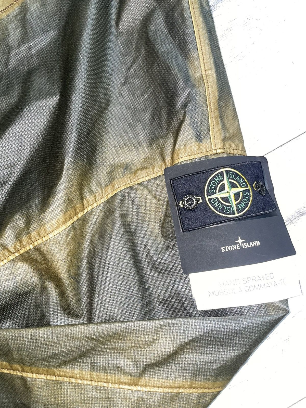 Stone Island Stone island hand sprayed mussola gommata Size US XXL / EU 58 / 5 - 4 Thumbnail