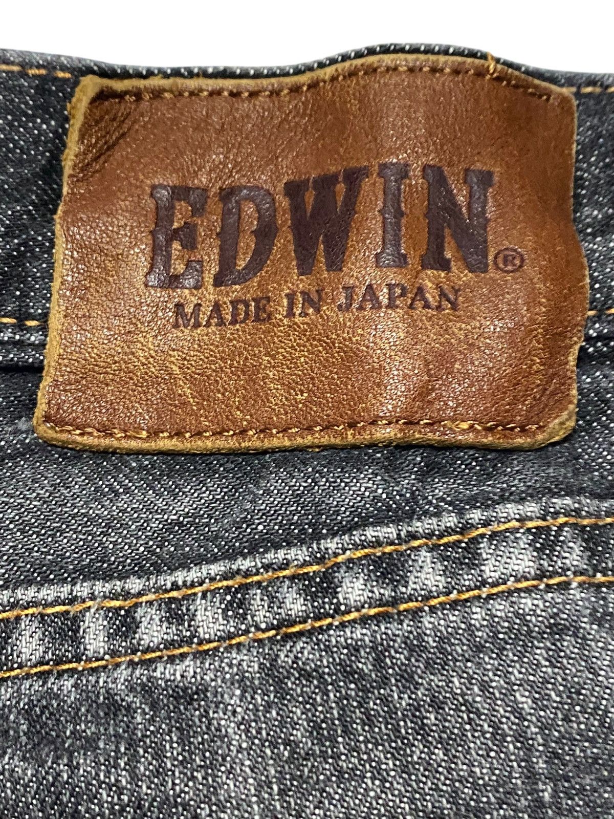 Edwin Vintage Edwin Japan Denim Tears Distressed Loose Slim Jeans Size US 32 / EU 48 - 10 Thumbnail
