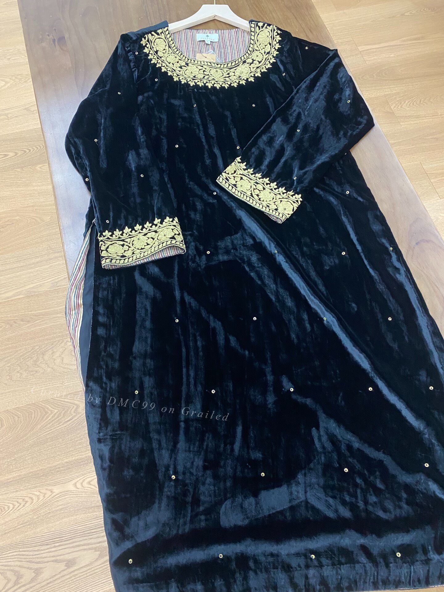 Other Jaypore Ladylike Corduroy Dress Size L / US 10 / IT 46 - 1 Thumbnail