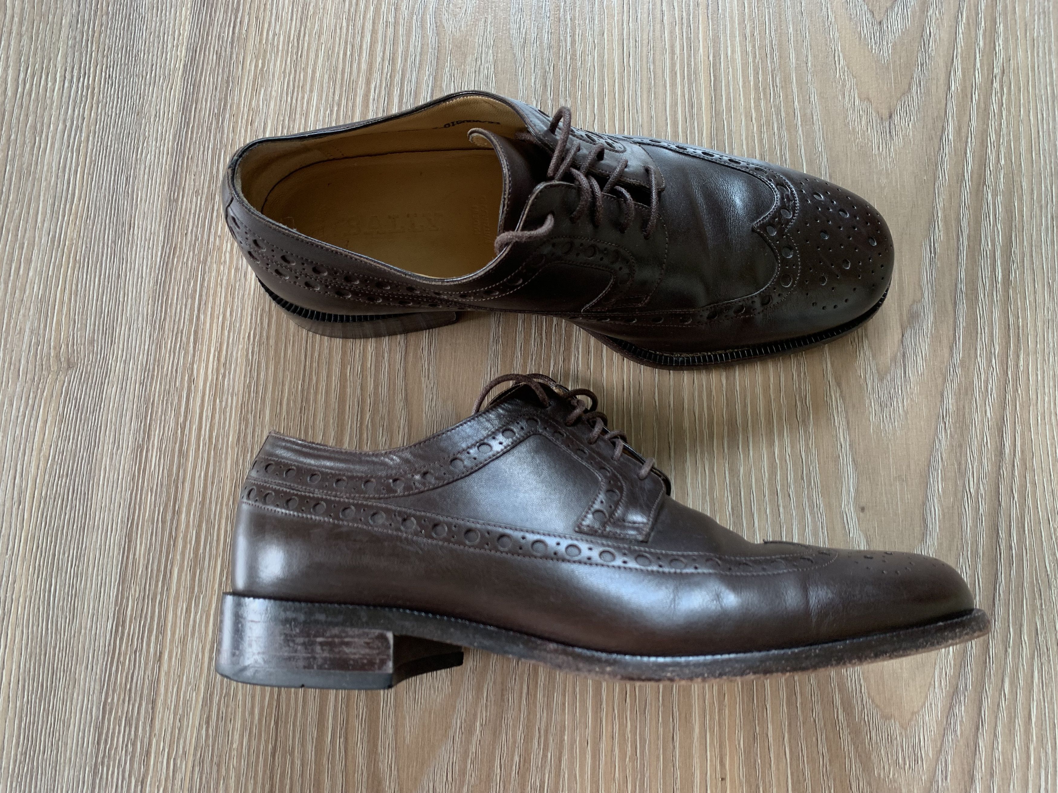 Bally Bally Men's Leather Oxford Shoes Size US 6.5 / EU 39-40 - 3 Thumbnail
