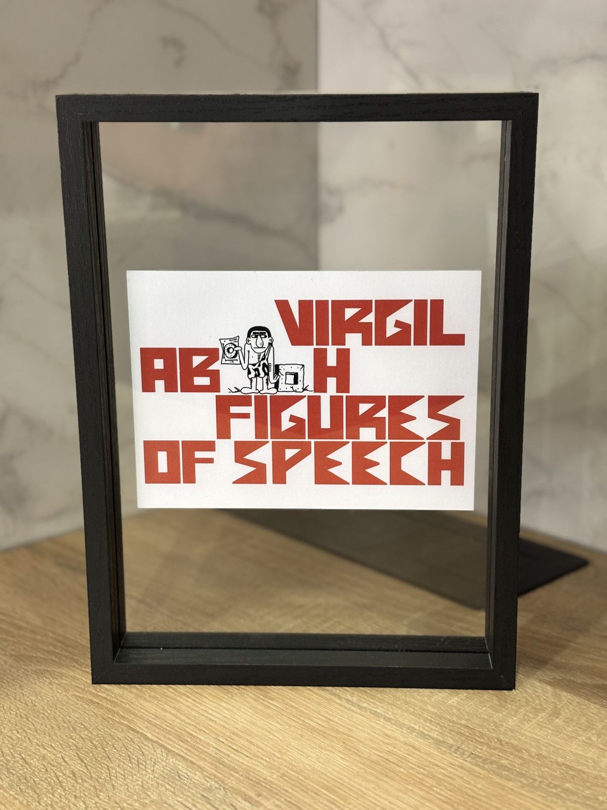 Designer × Virgil Abloh Virgil Abloh Postcard in Frame – “Figures of Speech” Size ONE SIZE - 1 Thumbnail
