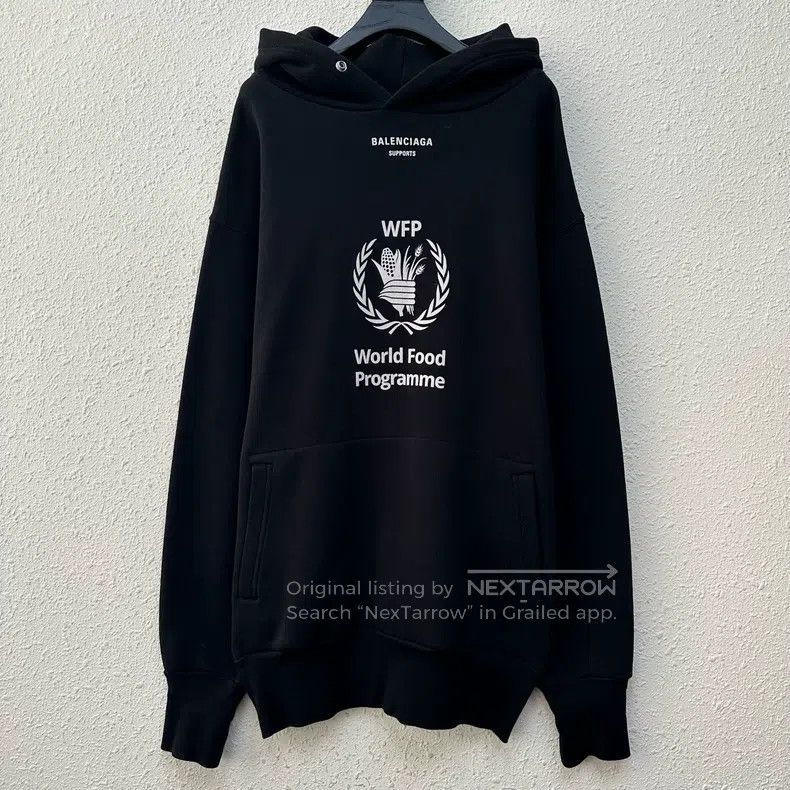 Balenciaga Balenciaga Food Agency Hoodie Size US S / EU 44-46 / 1 - 1 Thumbnail