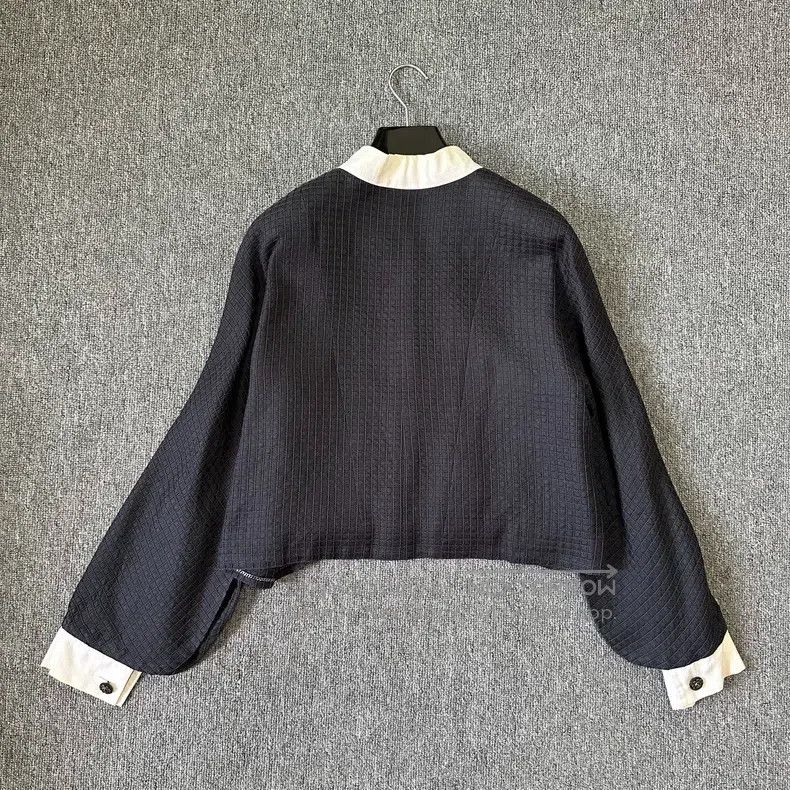 Chanel Chanel Seoul Series Black and White Woven Court Jacket Size XXS / US 00 / IT 34 - 5 Thumbnail