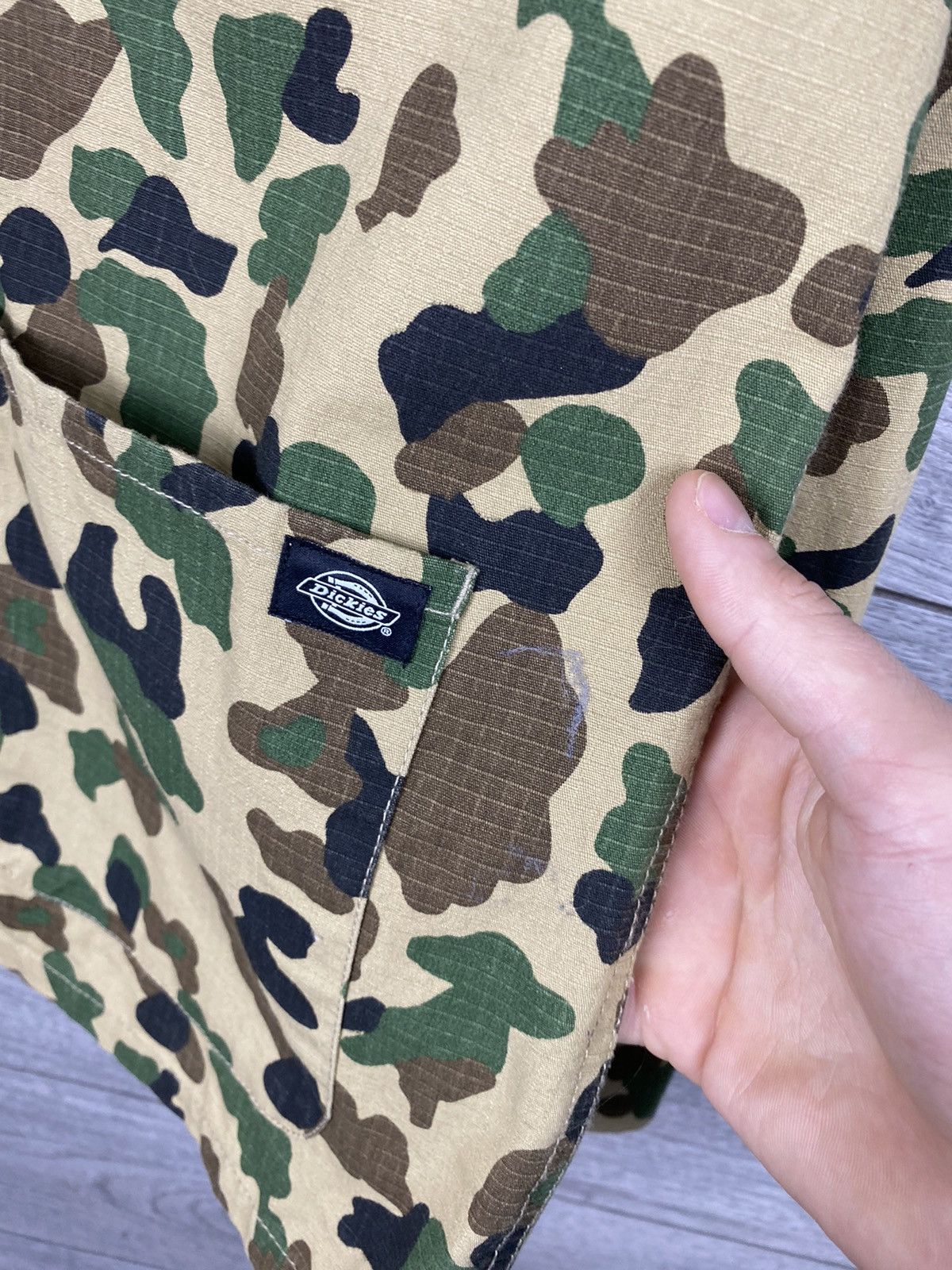 Dickies Mens Vintage Dickies Camo Light Coach Jacket Button Up Size US M / EU 48-50 / 2 - 5 Thumbnail