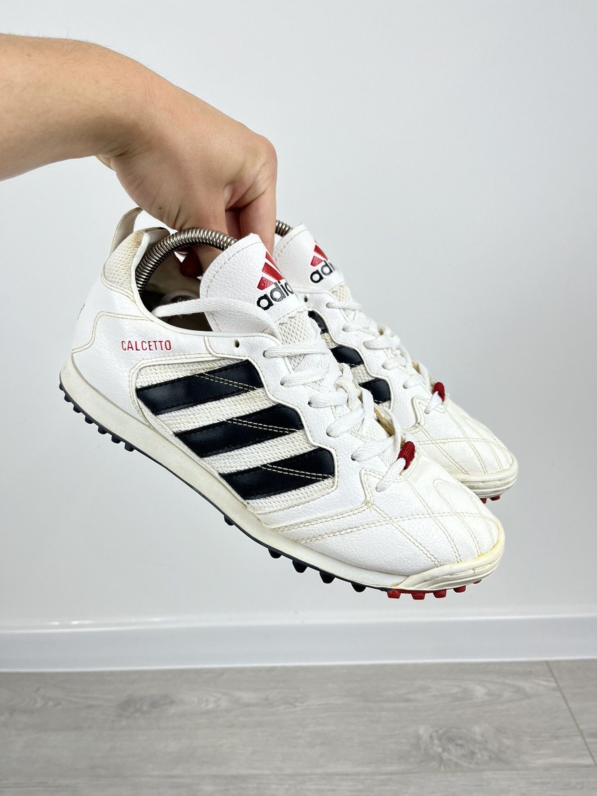 Vintage Adidas Calcetto Vintage 1998 Soccer Shoes Sneakers Size US 8.5 / EU 41-42 - 1 Thumbnail