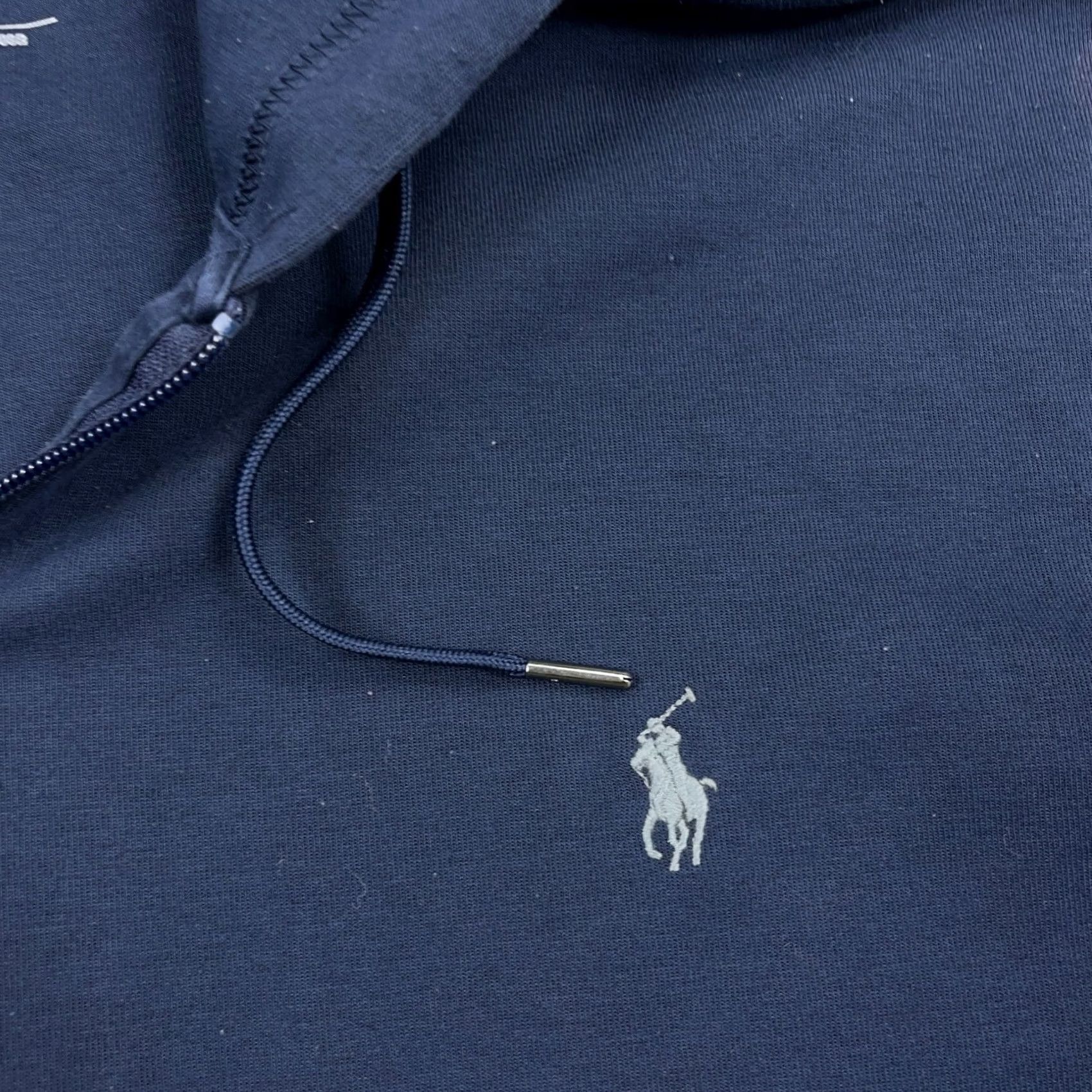 Polo Ralph Lauren Polo Ralph Lauren Performance Hoodie Men XXL 2XL Navy Blue Full Zip Jacket Size US XXL / EU 58 / 5 - 4 Thumbnail