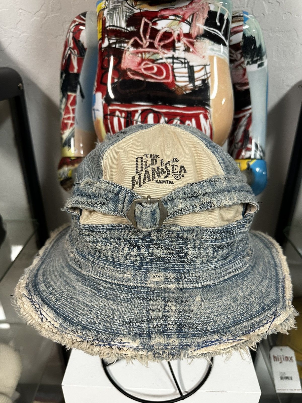 Kapital Kapital 11.5oz Denim The Old Man And The Sea Hat Size ONE SIZE - 12 Thumbnail