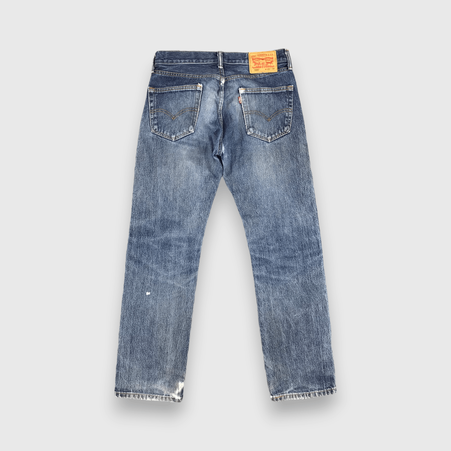 Levi's Vintage Blue Wash Levis 505 Jeans-J1541 Size US 30 / EU 46 - 2 Thumbnail