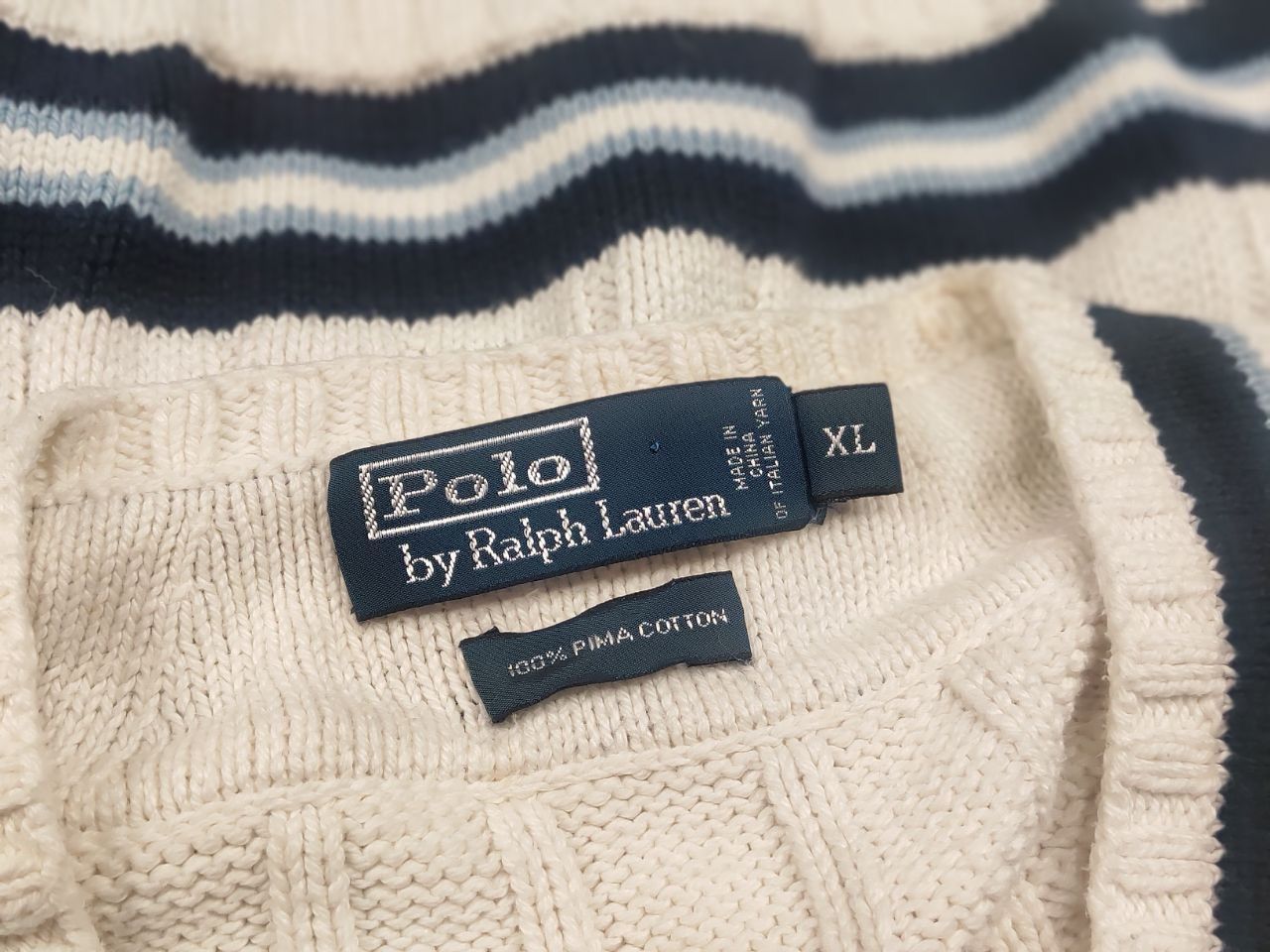 Polo Ralph Lauren Vintage 80's Polo Ralph Lauren Cricket Jumper Tennis Sweater Size US XL / EU 56 / 4 - 12 Thumbnail