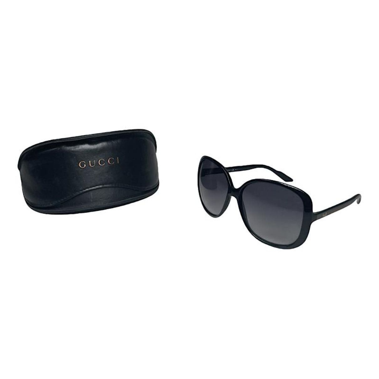 Gucci Black Plastic Sunglasses Size ONE SIZE - 1 Thumbnail