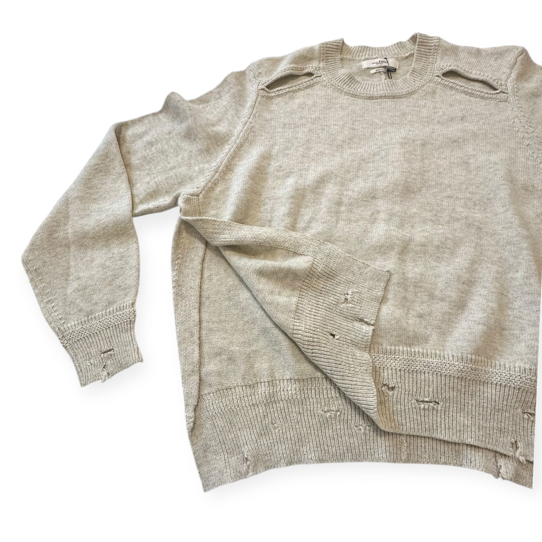 Isabel Marant Etoile Isabel Marant Étoile Kelia Sweater PU0561-17A046E Light Grey Size M / US 6-8 / IT 42-44 - 7 Thumbnail