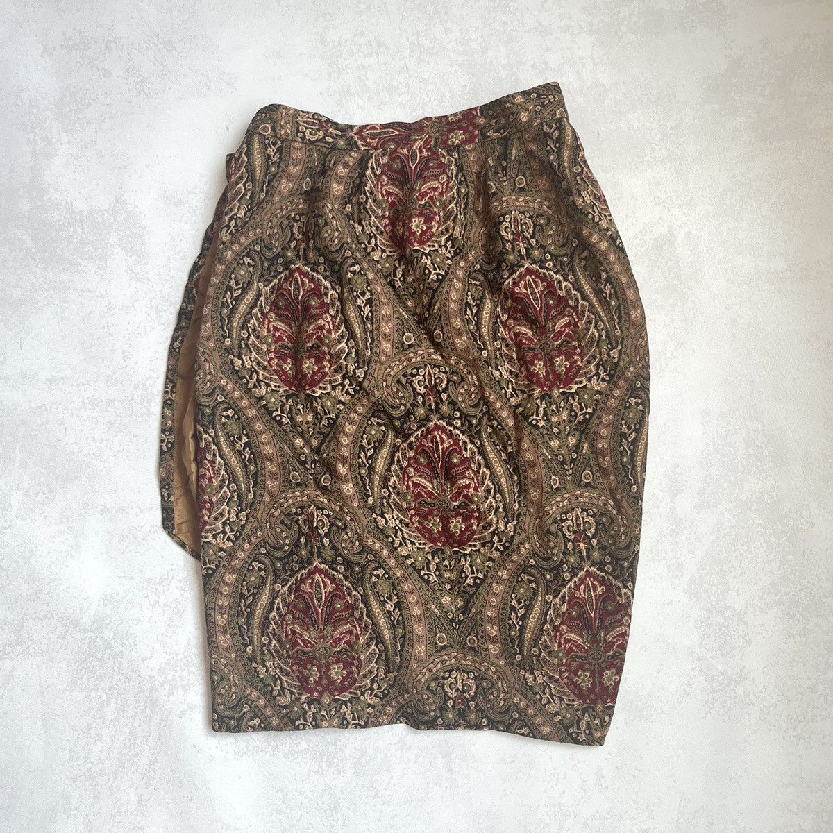 Vintage × Yves Saint Laurent Yves Saint Laurent rive gauche wool Skirt Tom Ford Era Size 28" / US 6 / IT 42 - 9 Thumbnail