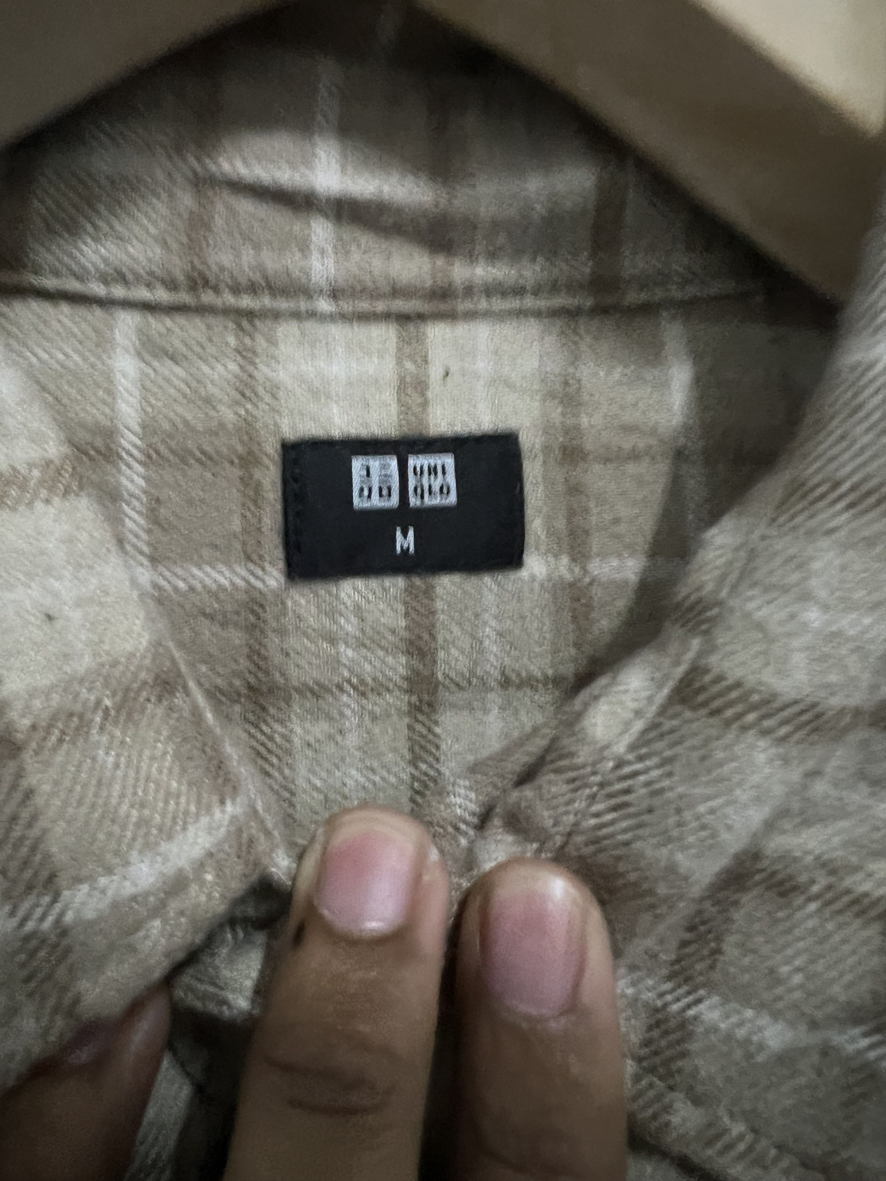 Vintage Japanese Brand Uniqlo Plaid Tartan Flannel Shirt Jacket Size US M / EU 48-50 / 2 - 4 Thumbnail