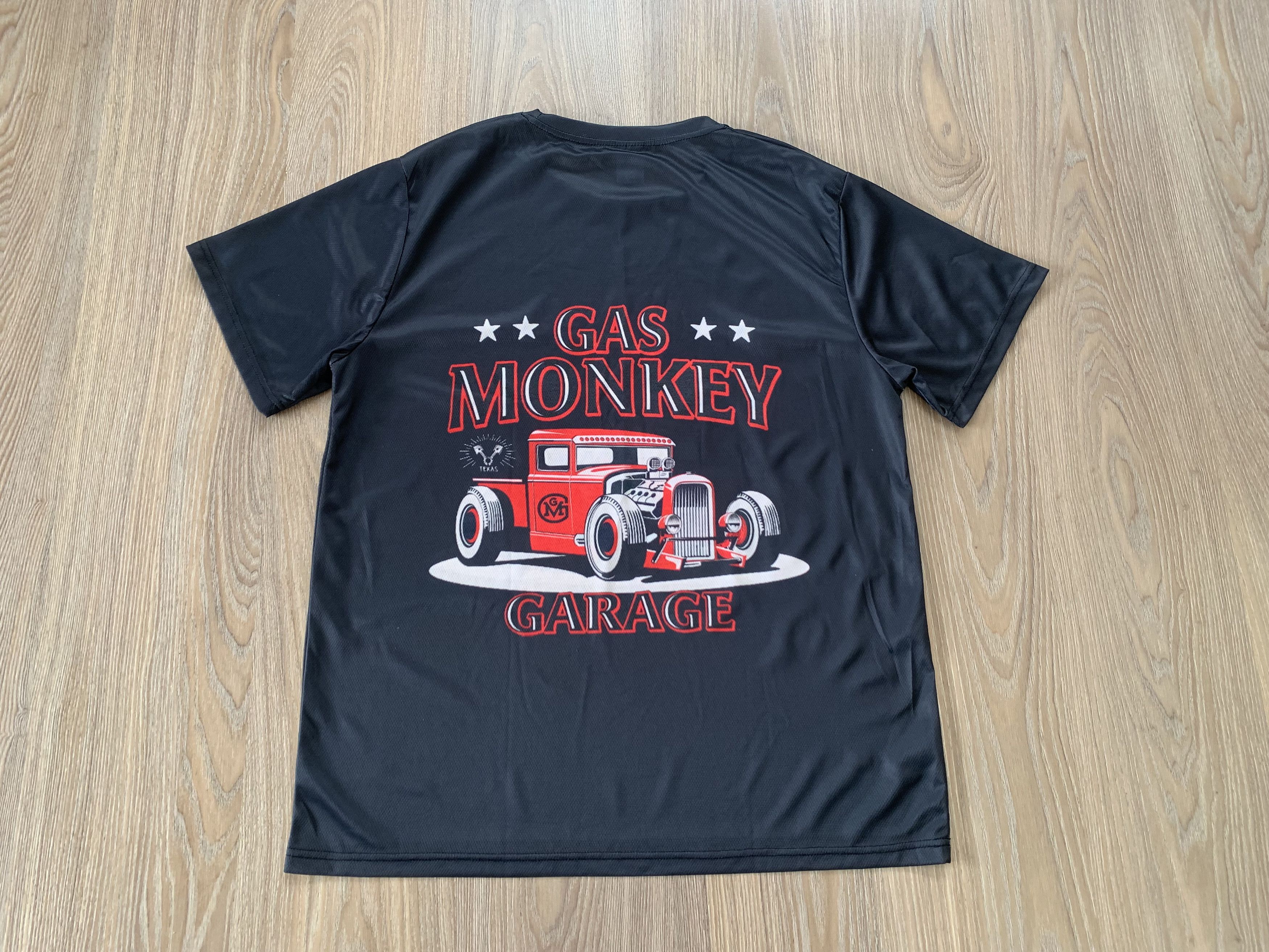 Japanese Brand Gas Monkey Garage Printed Training T-Shirt Size US XXL / EU 58 / 5 - 3 Thumbnail