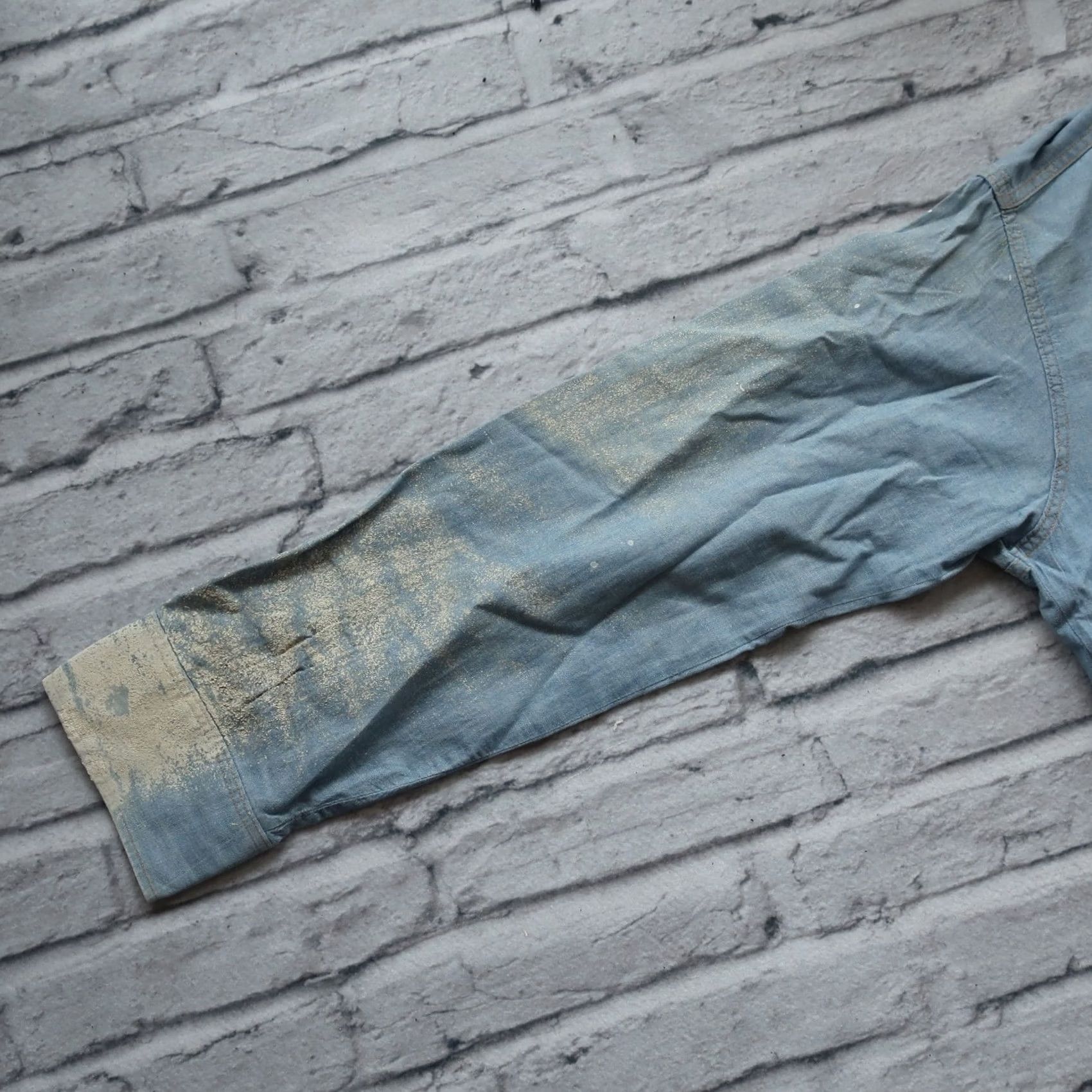 Levi's Vintage Levis Western Shirt M Light Blue 70s Orange Tab - Pre-owned Patina Mens Size US M / EU 48-50 / 2 - 2 Thumbnail