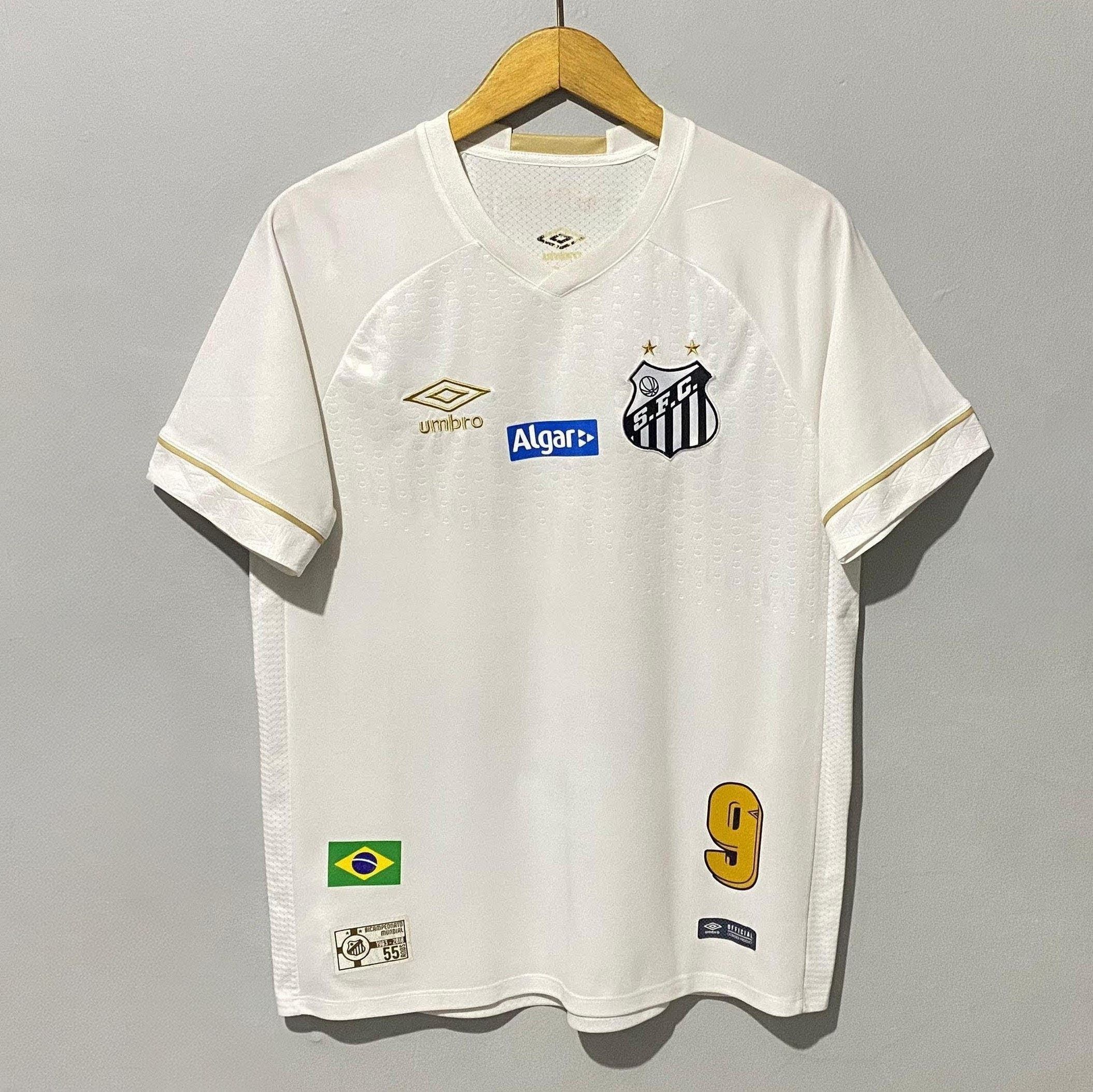 Umbro Santos FC 2018-2019 Home Jersey Rodrygo Goes Size US L / EU 52-54 / 3 - 1 Thumbnail