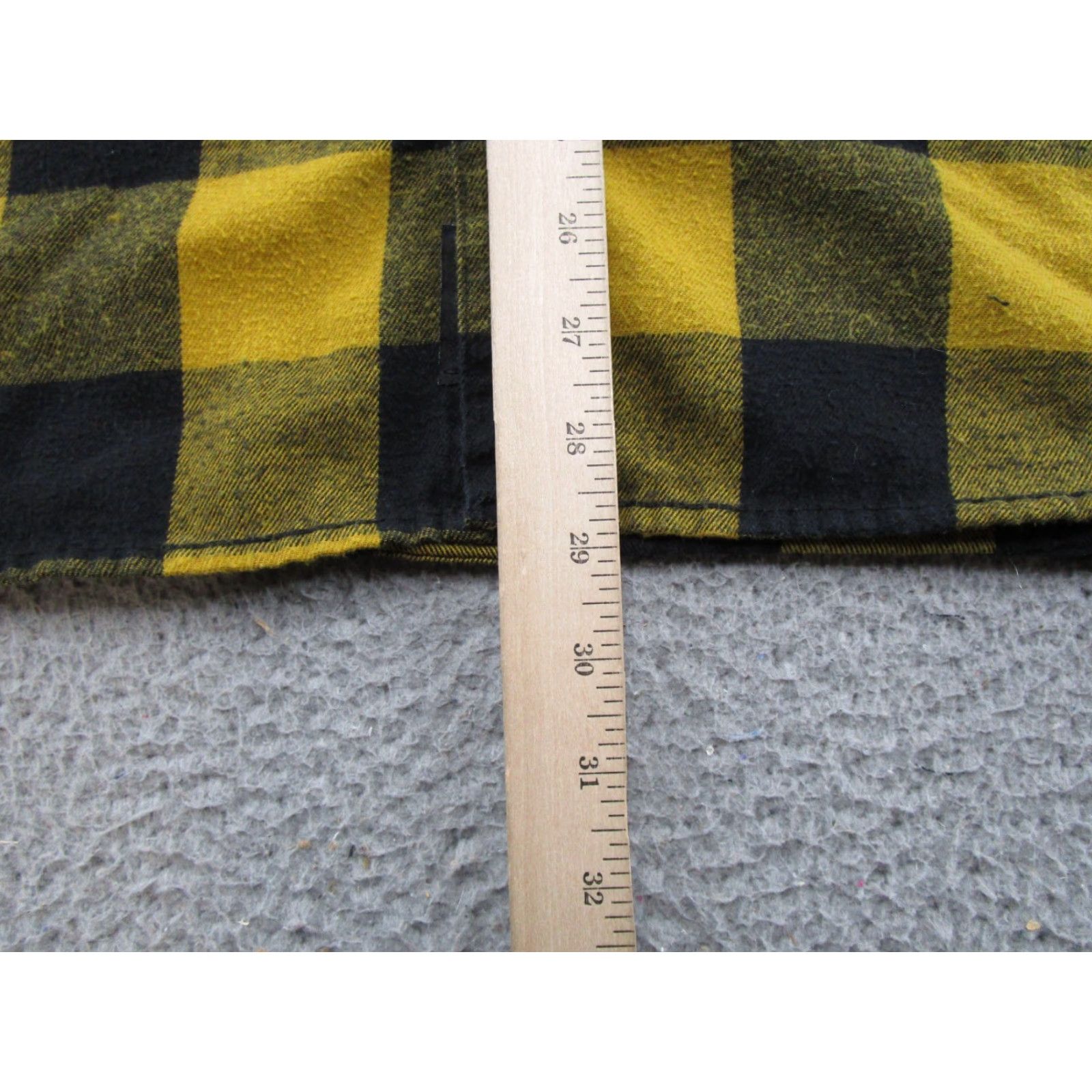 CO Torque Motorcycle Co Button-Up Shirt Mens M Flannel Yellow Black Plaid Pocketed Casual Workwear Military-Style 90s Motorcycle Theme Boys Mens? Size US M / EU 48-50 / 2 - 6 Thumbnail
