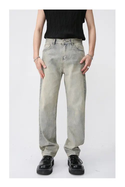 Other Men's vintage washed distressed simple jeans Size US 32 / EU 48 - 7 Thumbnail