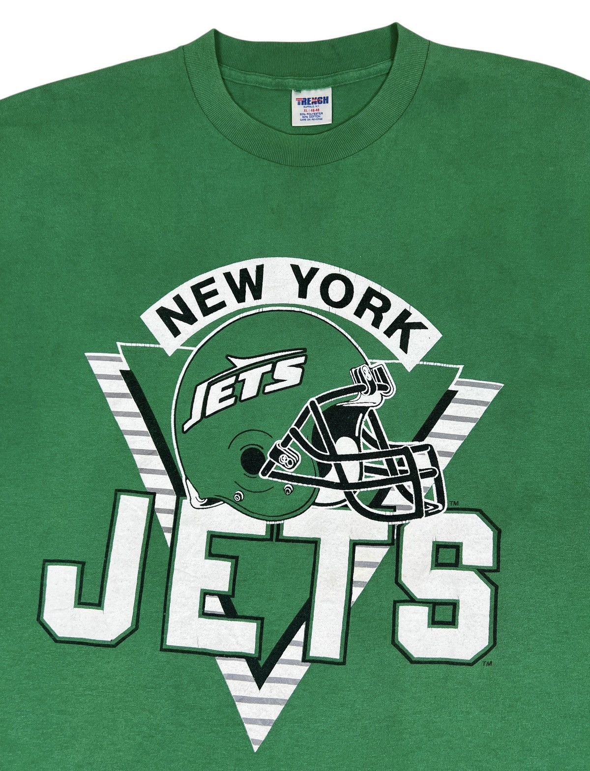 NFL 90s Vintage New York Jets Shirt Size US XL / EU 56 / 4 - 2 Thumbnail