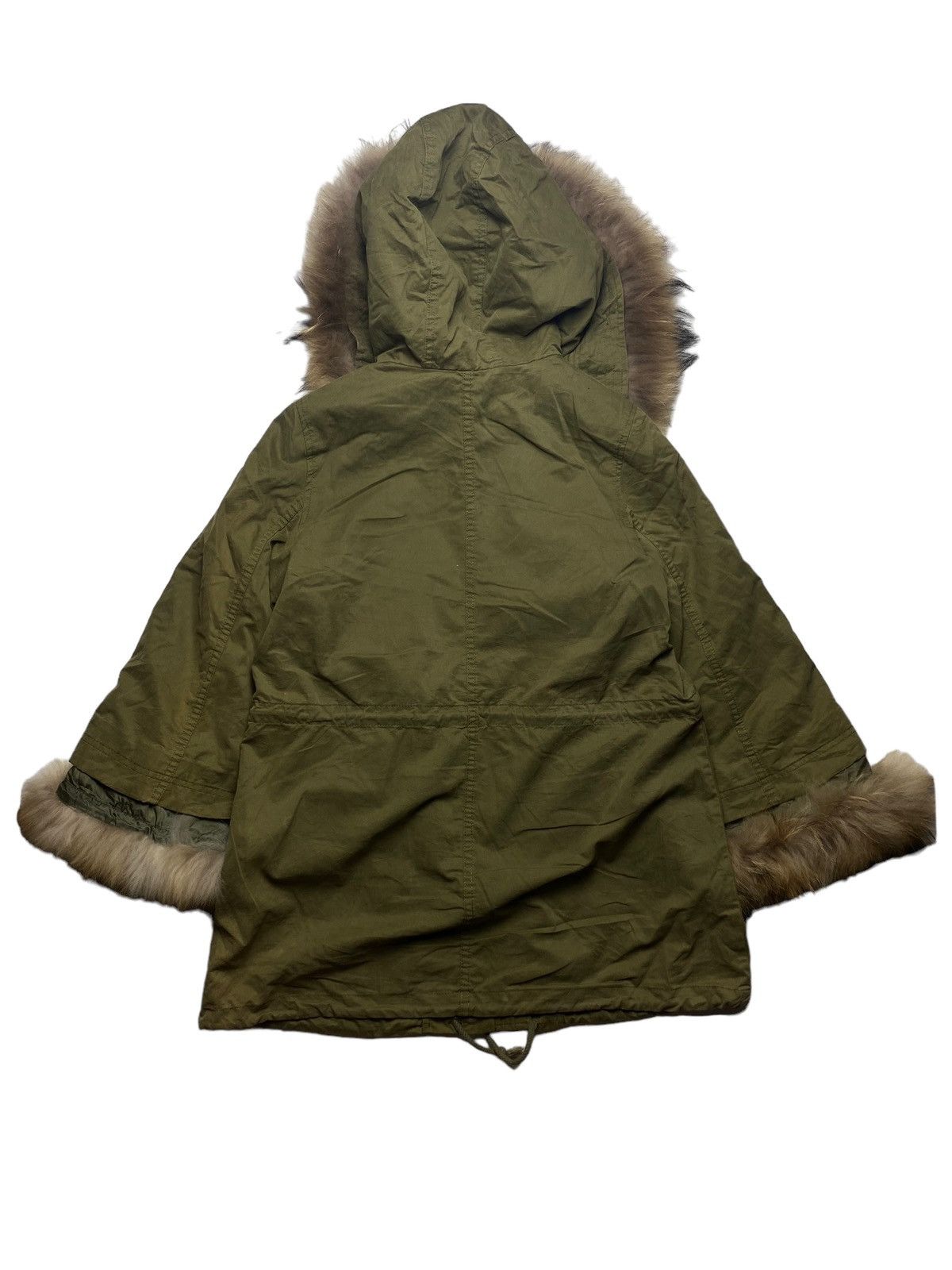 If Six Was Nine × Japanese Brand × Le Grande Bleu (L.G.B.) 2000s Rodeo Crown - Fur Hoodie Jacket Size M / US 6-8 / IT 42-44 - 7 Thumbnail