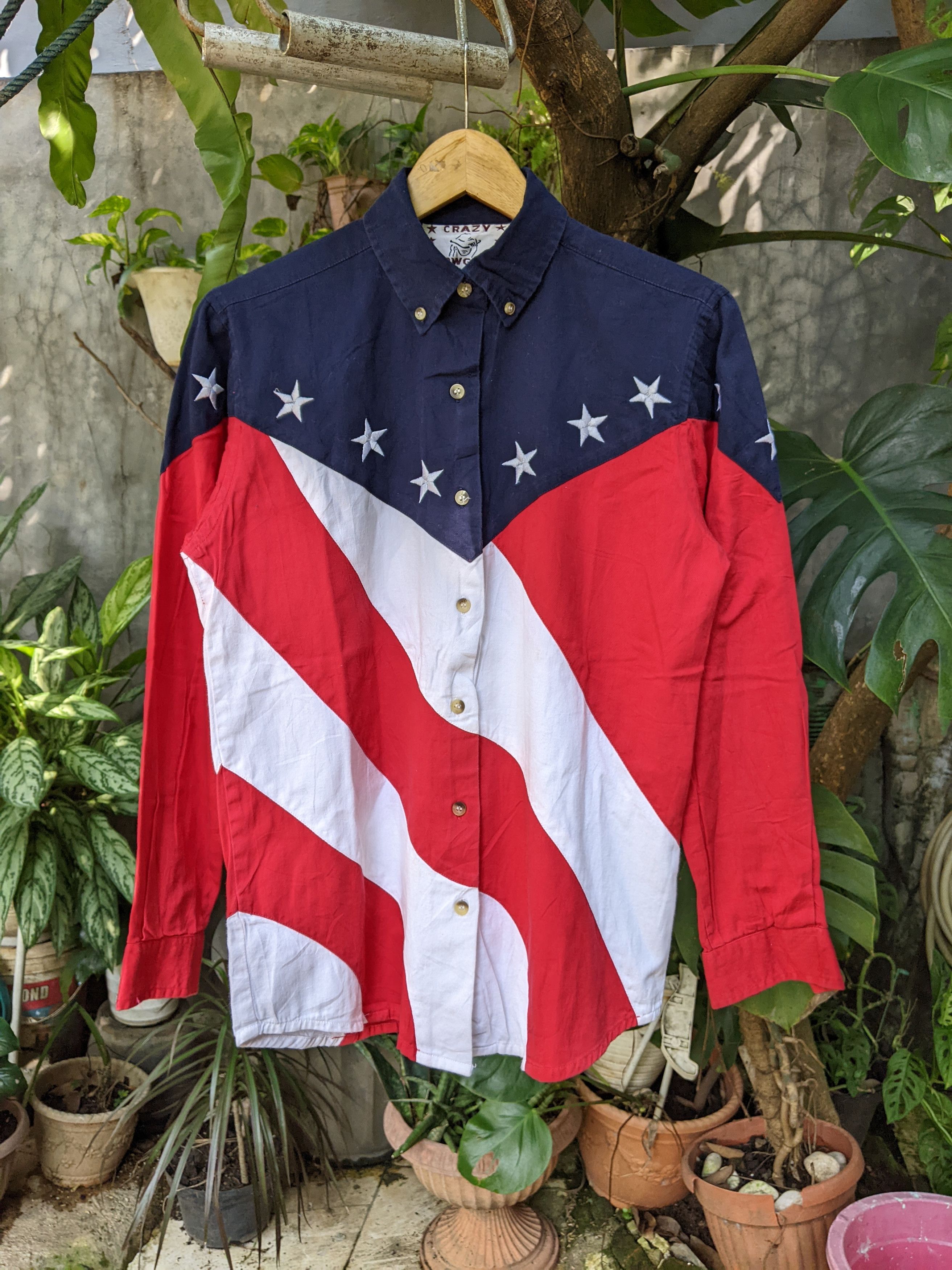 Japanese Brand Crazy Cow Girl USA Flag Size S / US 4 / IT 40 - 1 Thumbnail