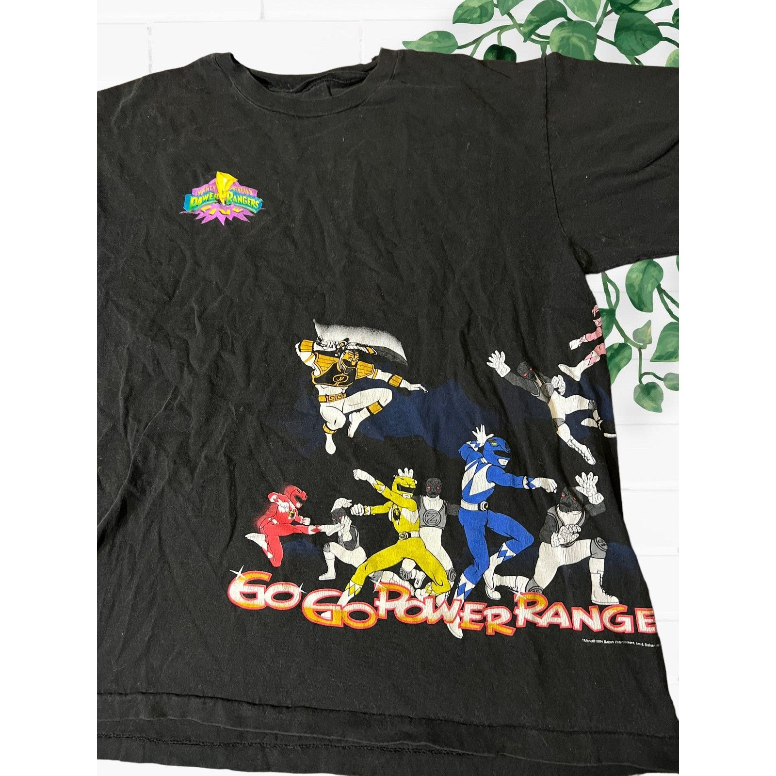 Vintage Vintage 1994 power ranger shirt Size US M / EU 48-50 / 2 - 3 Thumbnail