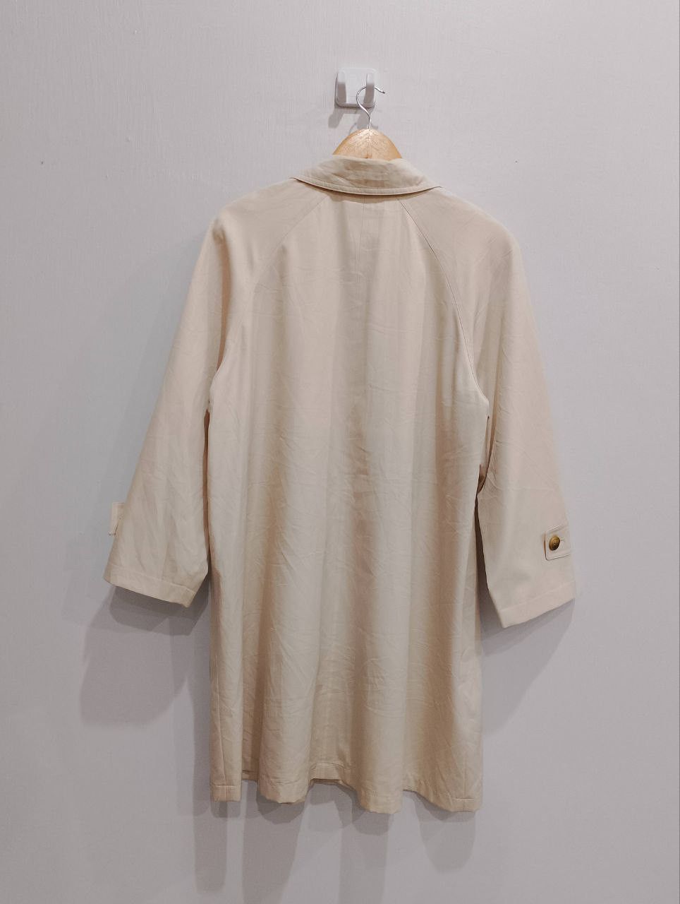 Le Grande Bleu (L.G.B.) MENER BATEAU Made in Japan🇯🇵 Beige Ester Long Coat Jacket Size L / US 10 / IT 46 - 2 Thumbnail