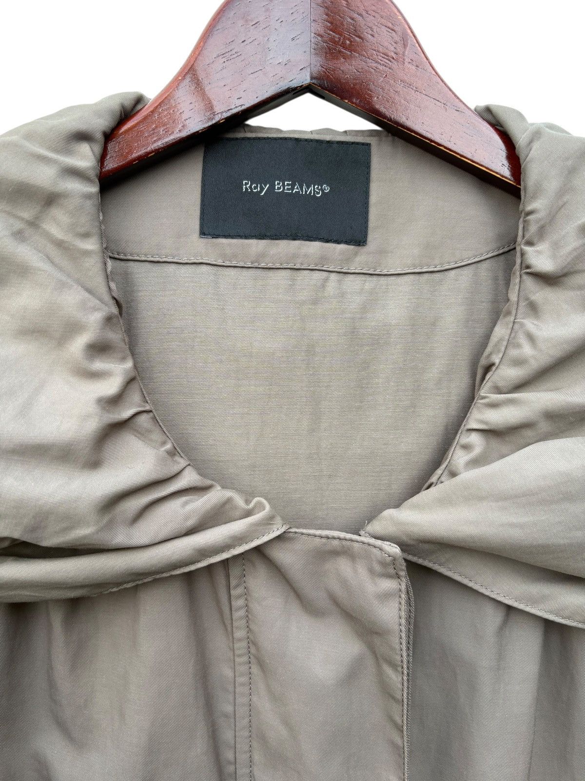 Beams Japan Ray Beams Big Collar Fashion Light Trench Coat Size M / US 6-8 / IT 42-44 - 3 Thumbnail