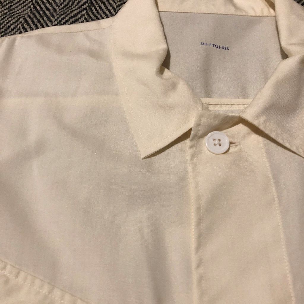 Japanese Brand S H SHIRTS Fatigue Shirt - Natural Wool Silk - L NWT $875 Size US L / EU 52-54 / 3 - 7 Thumbnail