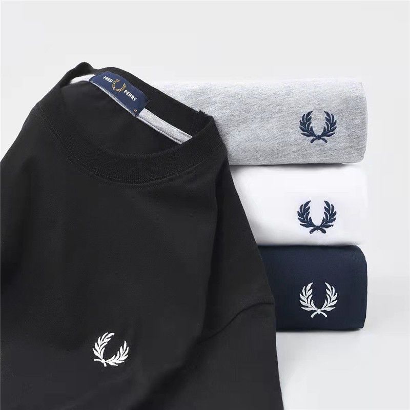 fred perry shirt Men's Casual Short Sleeve Top