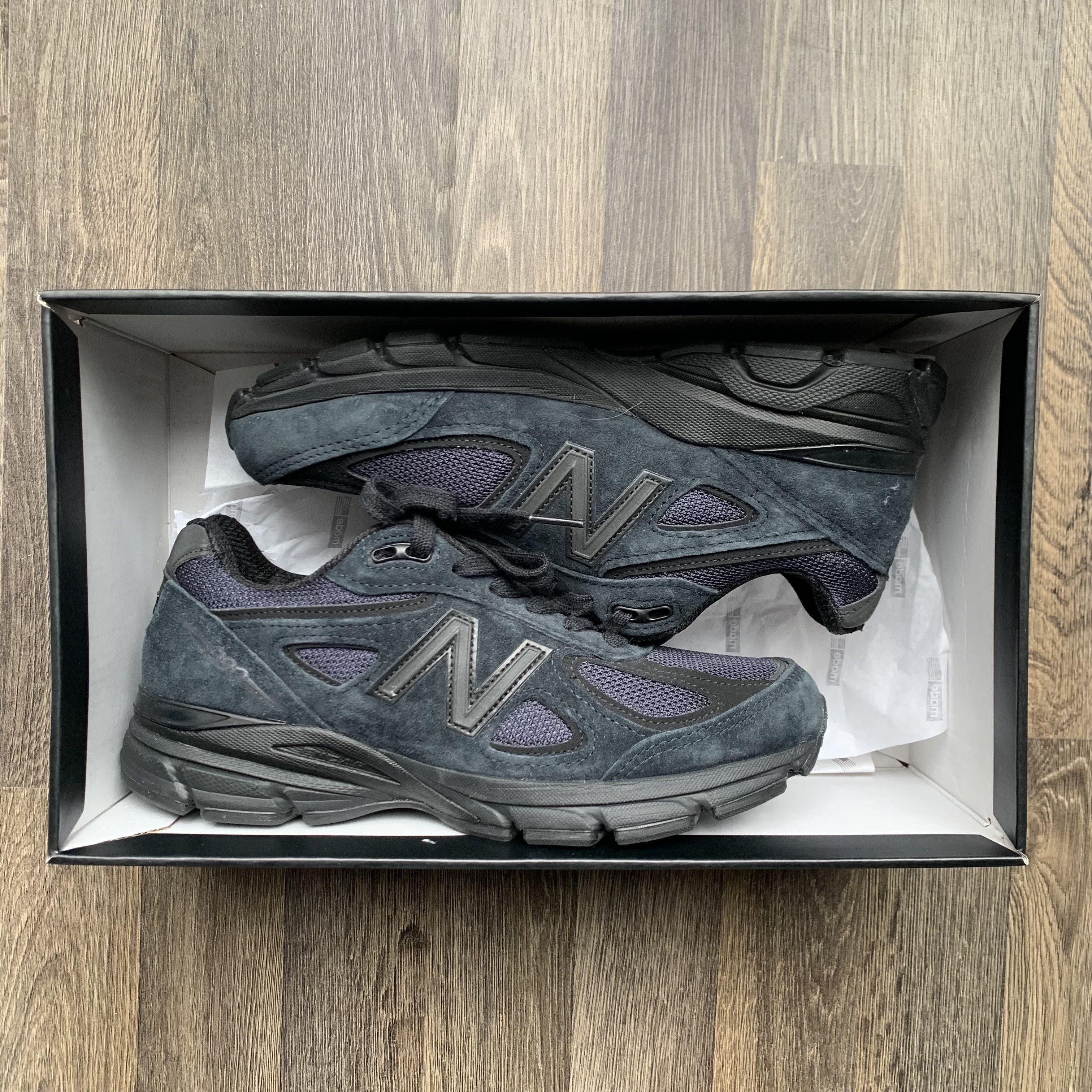 New Balance New Balance 990 V4 JJJJOUND NAVY | Grailed