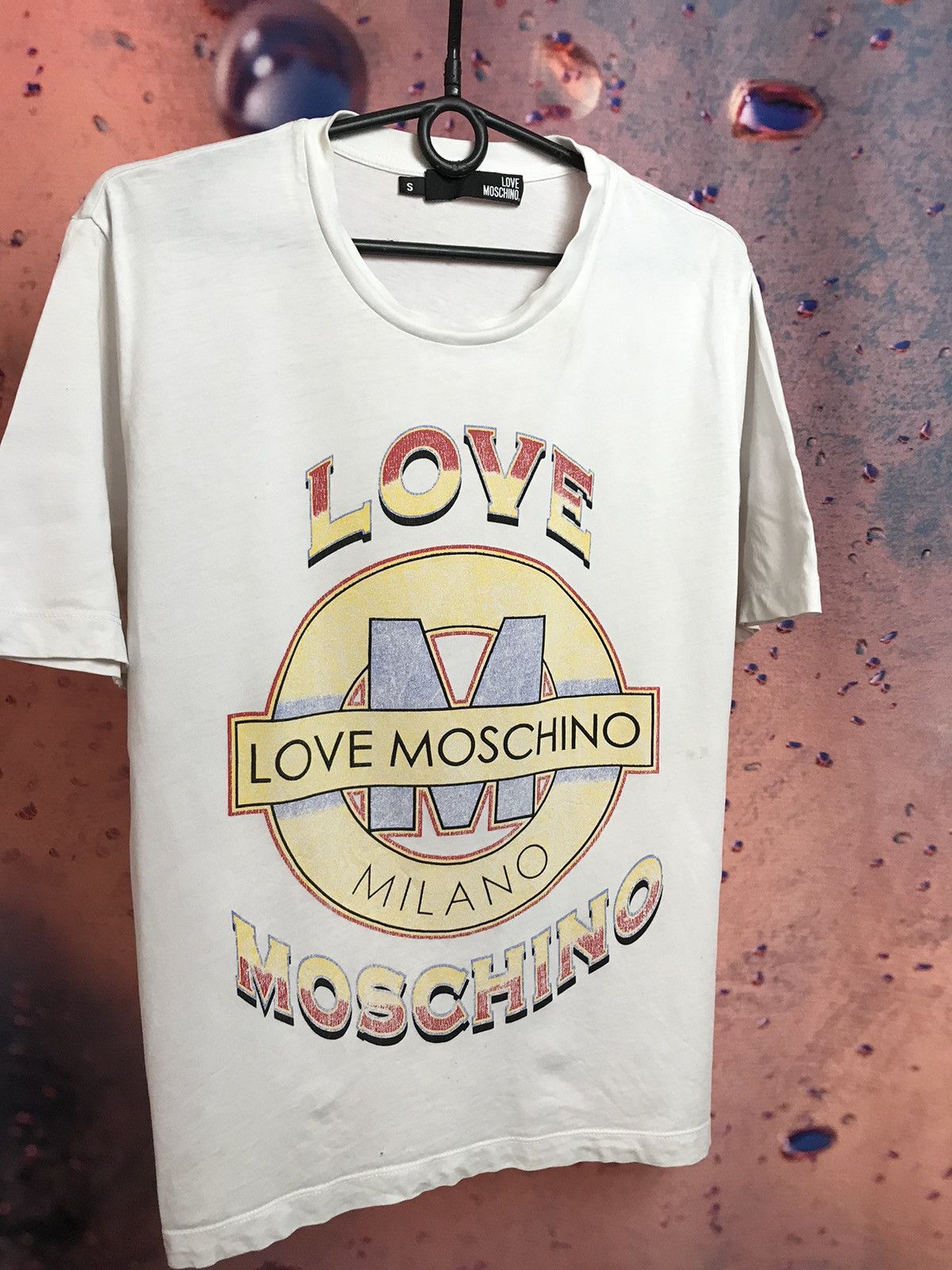 Moschino Moschino luxury streetwear tee Size US S / EU 44-46 / 1 - 3 Thumbnail