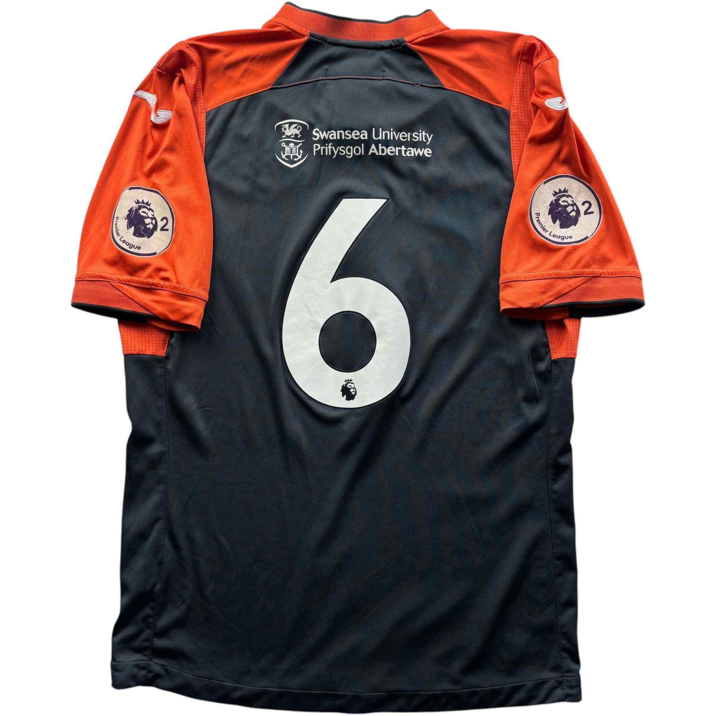 Joma MATCH WORN Swansea City 2018-19 away U #6 football jersey L Size US L / EU 52-54 / 3 - 2 Thumbnail