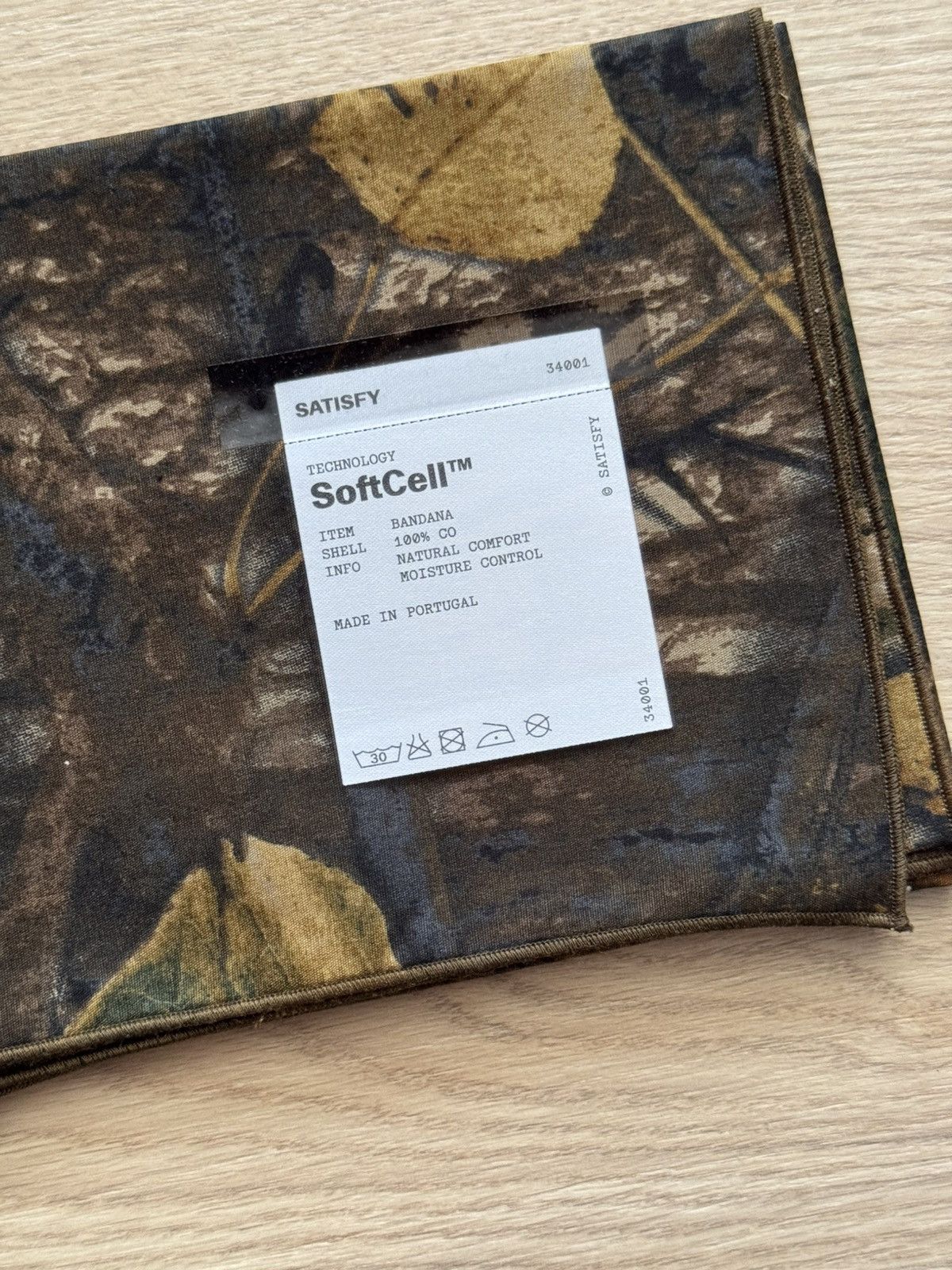 Satisfy Satisfy Running SoftCell Camo Reflective Logo Bandana Size ONE SIZE - 3 Thumbnail