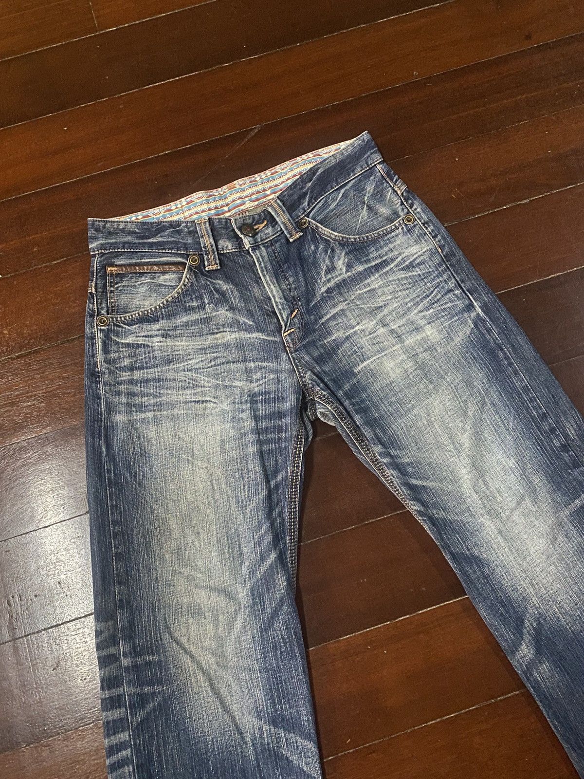 Edwin 💥BAGGY💥EDWIN EXCLUSIVE VINTAGE XV JEANS VERY RARE flare mud Size US 36 / EU 52 - 5 Thumbnail