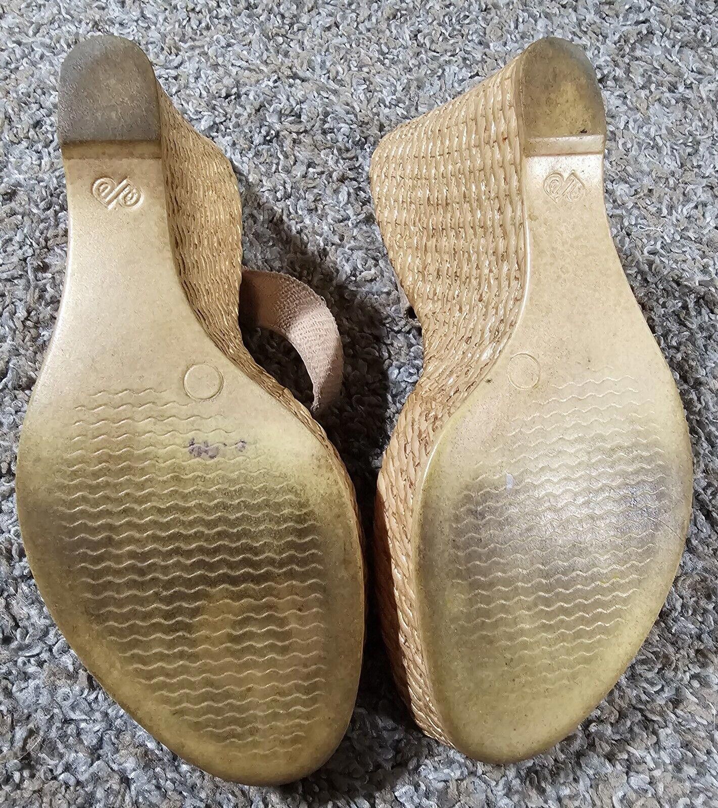 Designer italian shoemakers wicker Type wedge sandal Size 6 Size US 6 / IT 36 - 7 Thumbnail