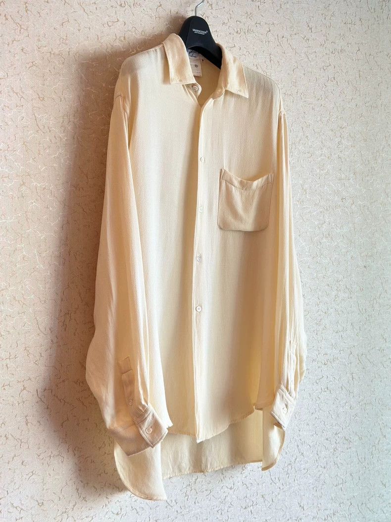 Yohji Yamamoto yohji yamamoto95AW Lumingkan Silk Shirt 2503-Nextarrow Size US M / EU 48-50 / 2 - 2 Thumbnail