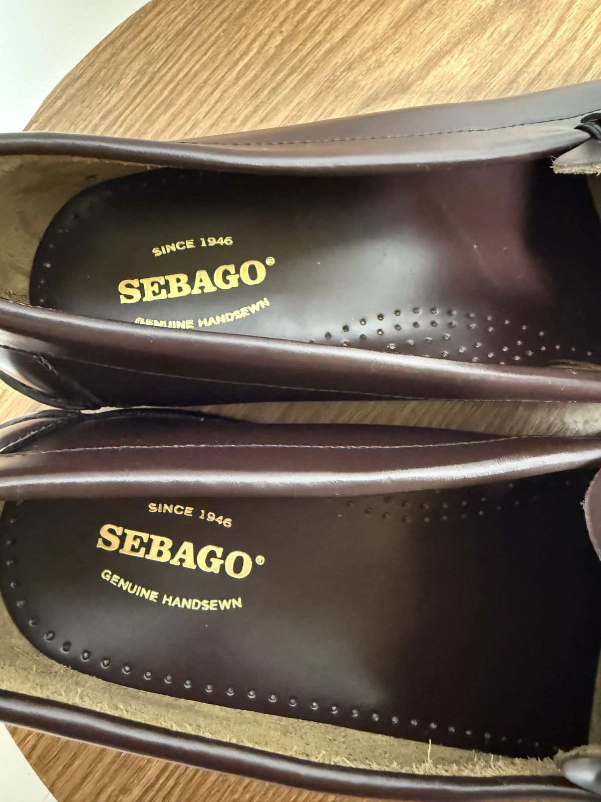 Sebago Sebago Men’s Classic Leather Dan Garnet Penny Loafer Shoes Size US 14 / EU 47 - 8 Thumbnail