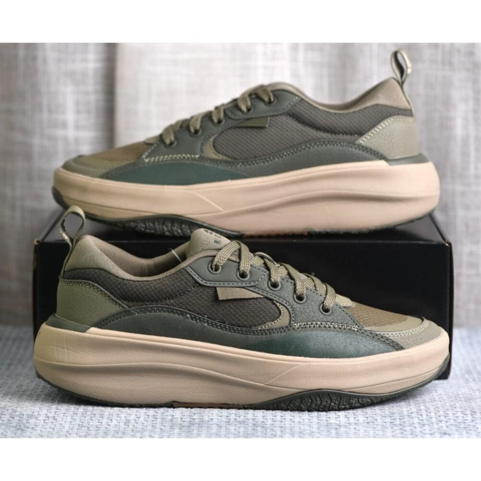 REEF REEF Men's Fanning Lightweight | Bottle Opener | Olive/Tan Size US 8 / EU 41 - 1 Thumbnail
