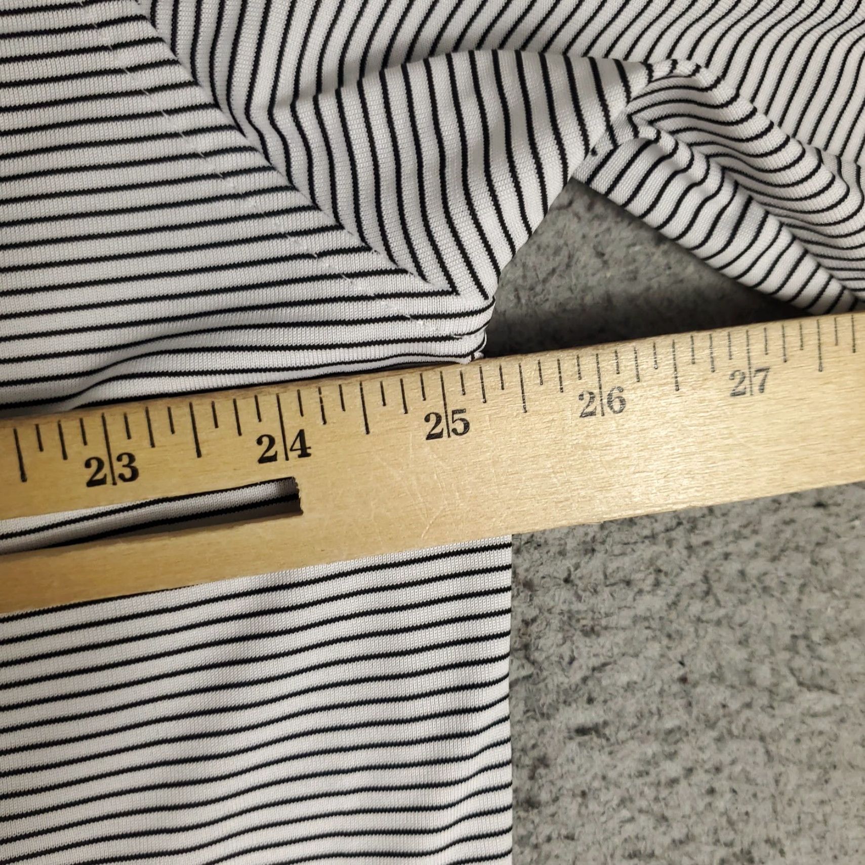 Vintage Donald Ross Polo Shirt Mens XL Gray Black Striped Short Sleeve Polo Shirt Mens Size US XL / EU 56 / 4 - 6 Thumbnail