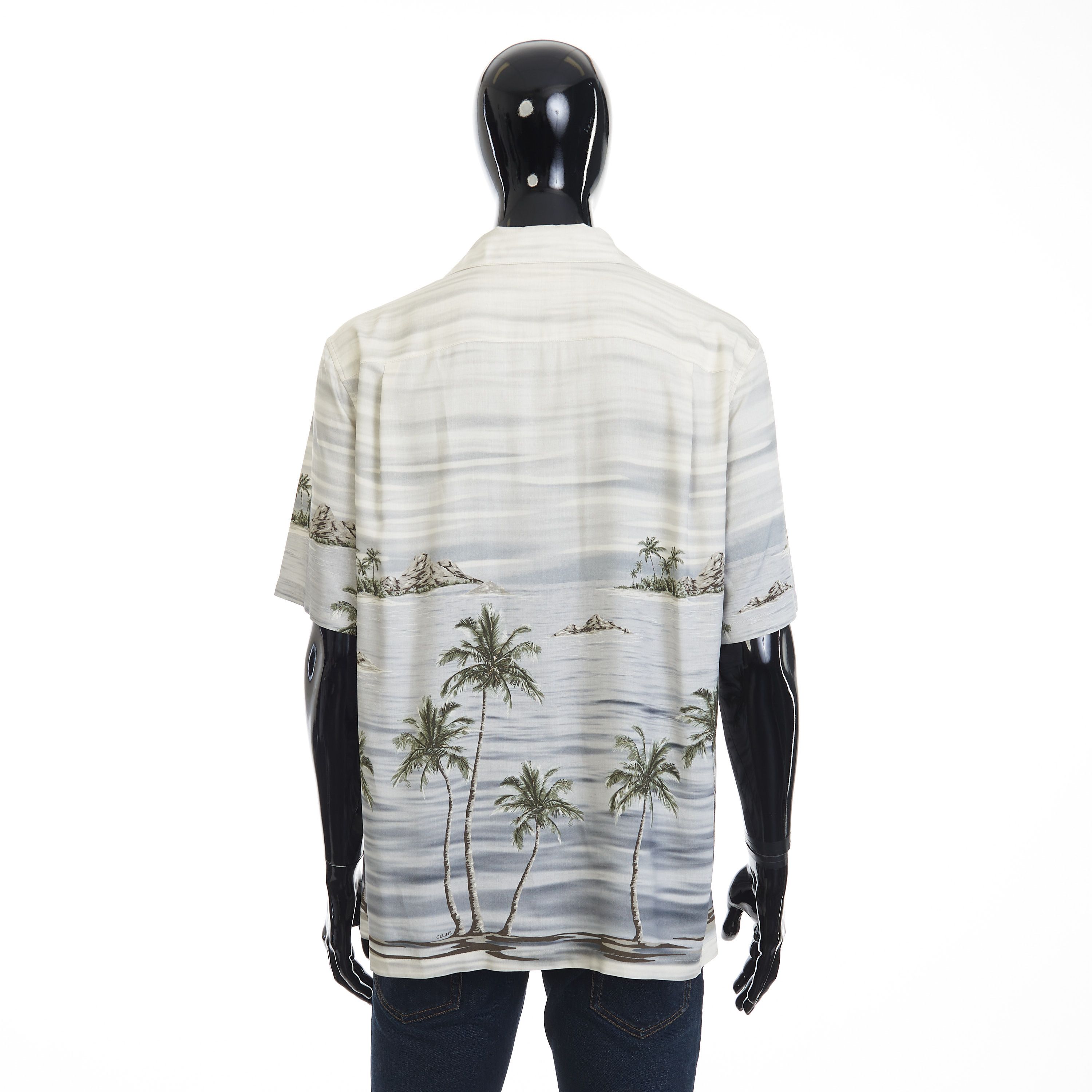 Celine Loose Hawaiian Shirt - Archipelago Print Viscose Size US M / EU 48-50 / 2 - 5 Thumbnail