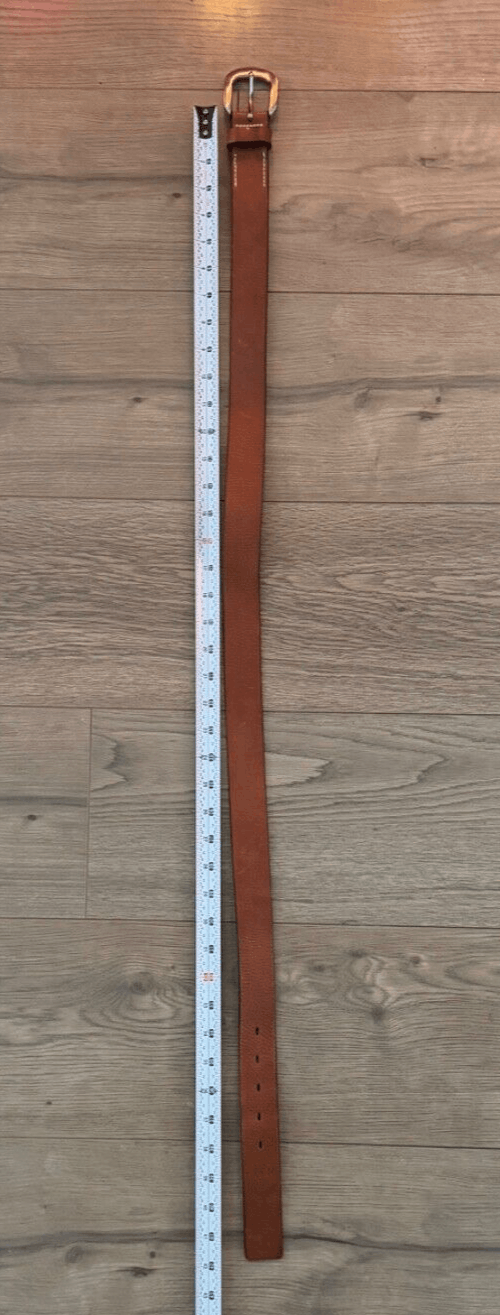 Trafalgar Trafalgar Men's Cognac Brown Genuine Leather Belt 36 Size 36 - 4 Thumbnail