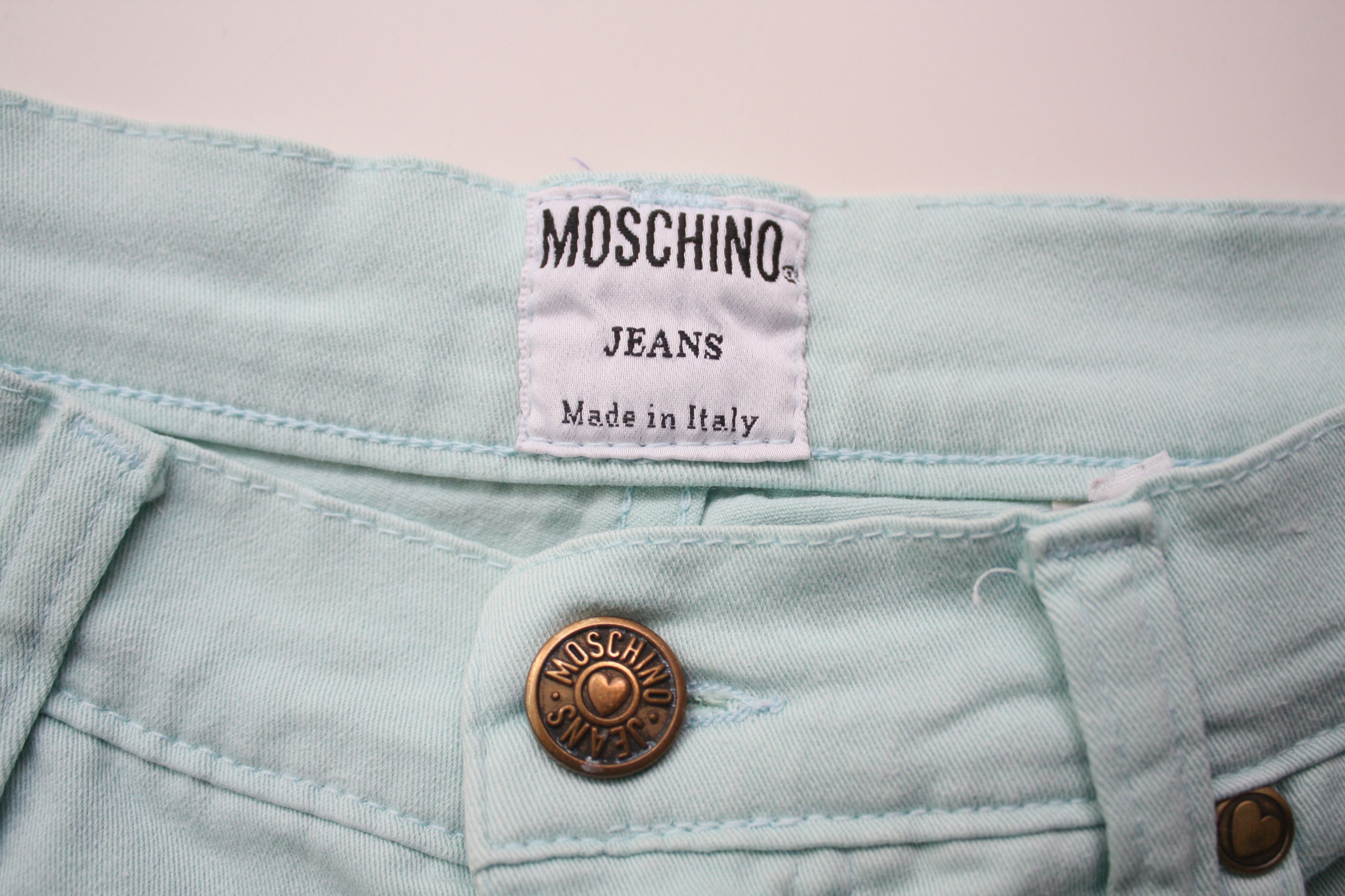 Moschino Moschino Jeans Vintage Turquoise Trousers 29 Made In Italy Size 28" / US 6 / IT 42 - 4 Thumbnail