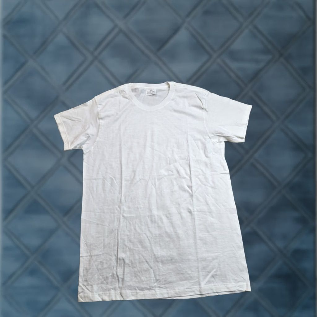 VINTAGE Calvin Klein Undershirt Mens M White Short Sleeve Crewneck T-Shirt 90s Men