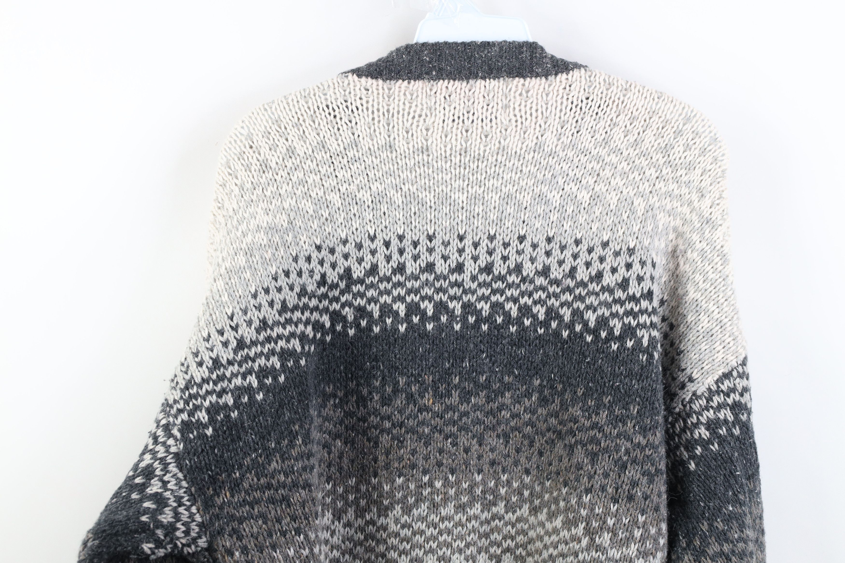 Vintage Vintage 90s Streetwear Angora Blend Knit Crewneck Sweater Size US L / EU 52-54 / 3 - 10 Thumbnail