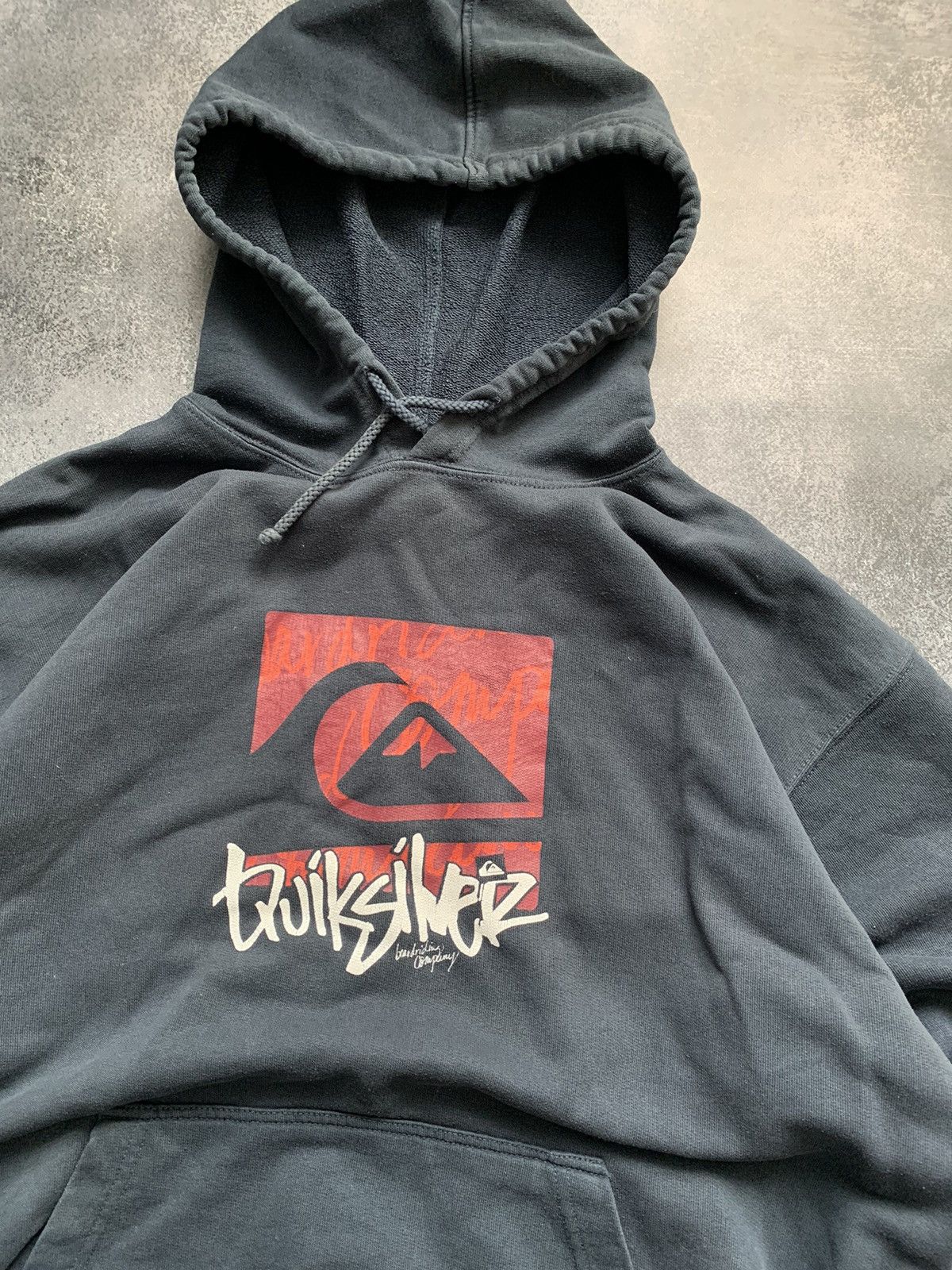 Quiksilver × Vintage Vintage Quiksilver Hoodie Size US XL / EU 56 / 4 - 4 Thumbnail