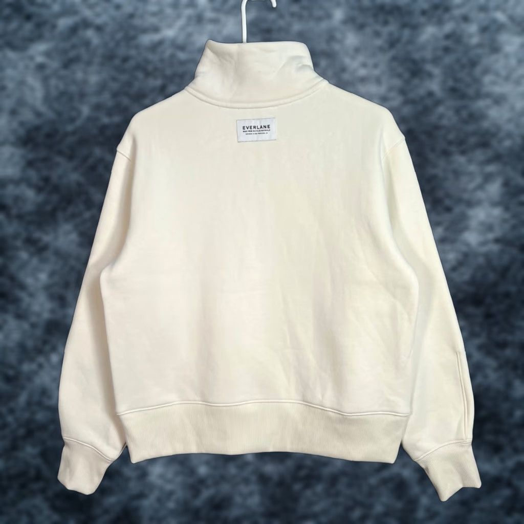 Everlane Everlane Sweatshirt Womens 2XS Pullover White Recycled Cotton Fleece Logo Long Sleeve Solid Warm Winter Fall 2XS Womens Pullover Sweatshirt N/A Size XXS / US 00 / IT 34 - 1 Thumbnail