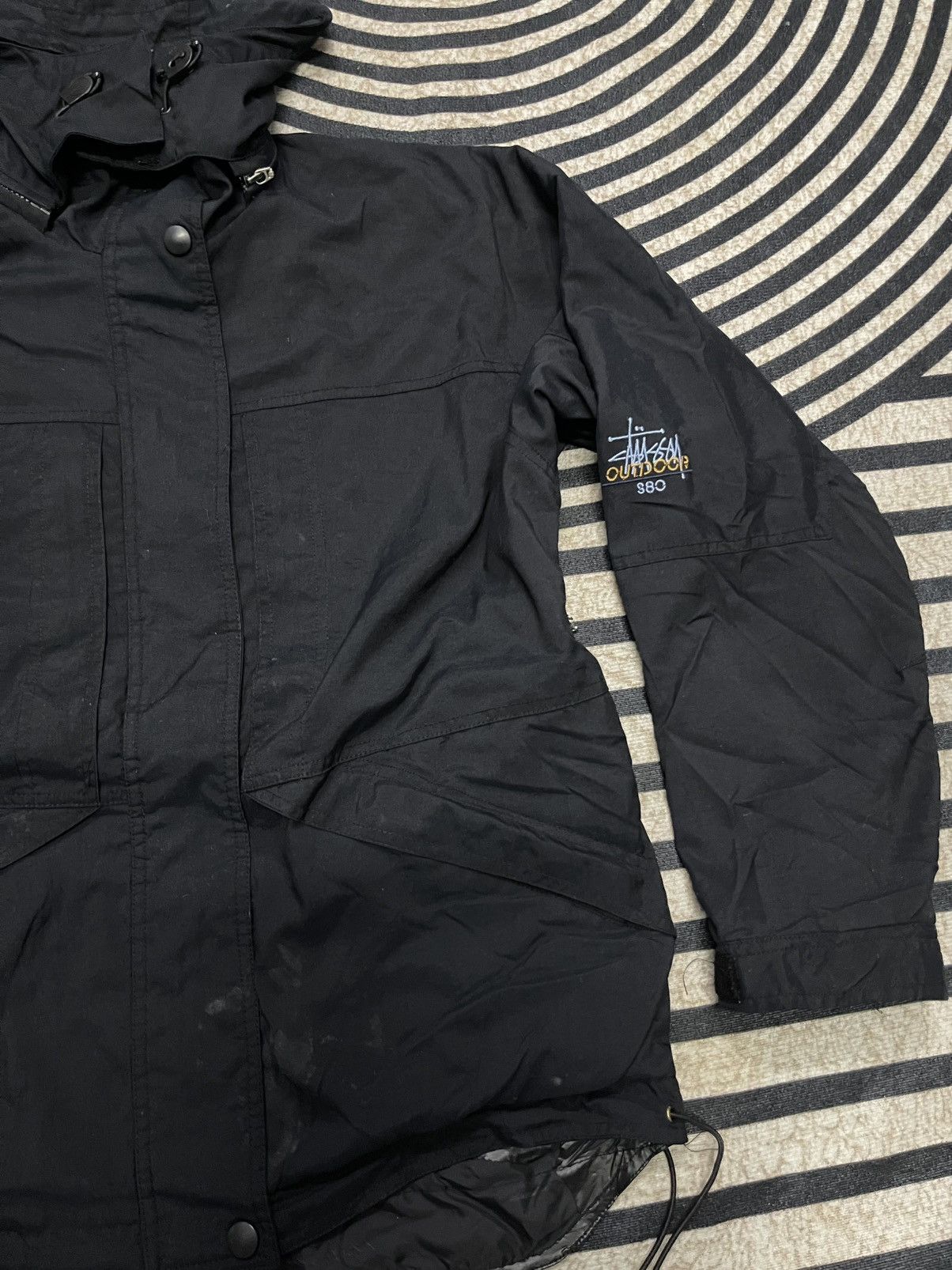 Stussy VINTAGE OG STUSSY OUTDOOR S80 WINDBREAKER DISTRESSED Size US M / EU 48-50 / 2 - 4 Thumbnail