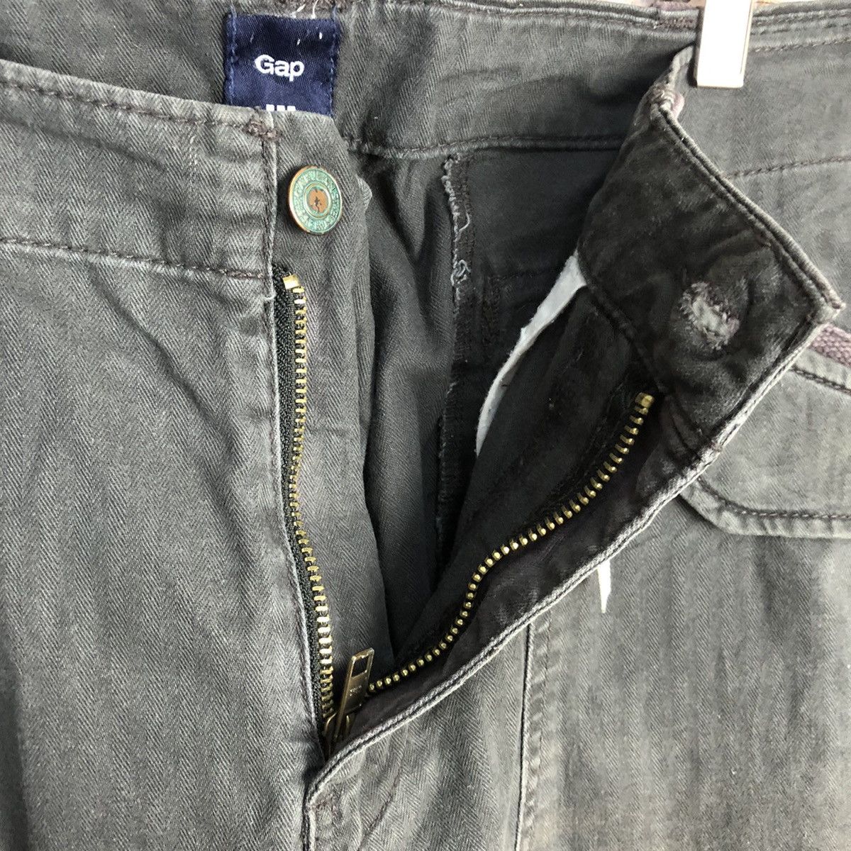 Japanese Brand Gap Black faded Cargo utility Multipocket Pants #A737 Size US 36 / EU 52 - 13 Thumbnail